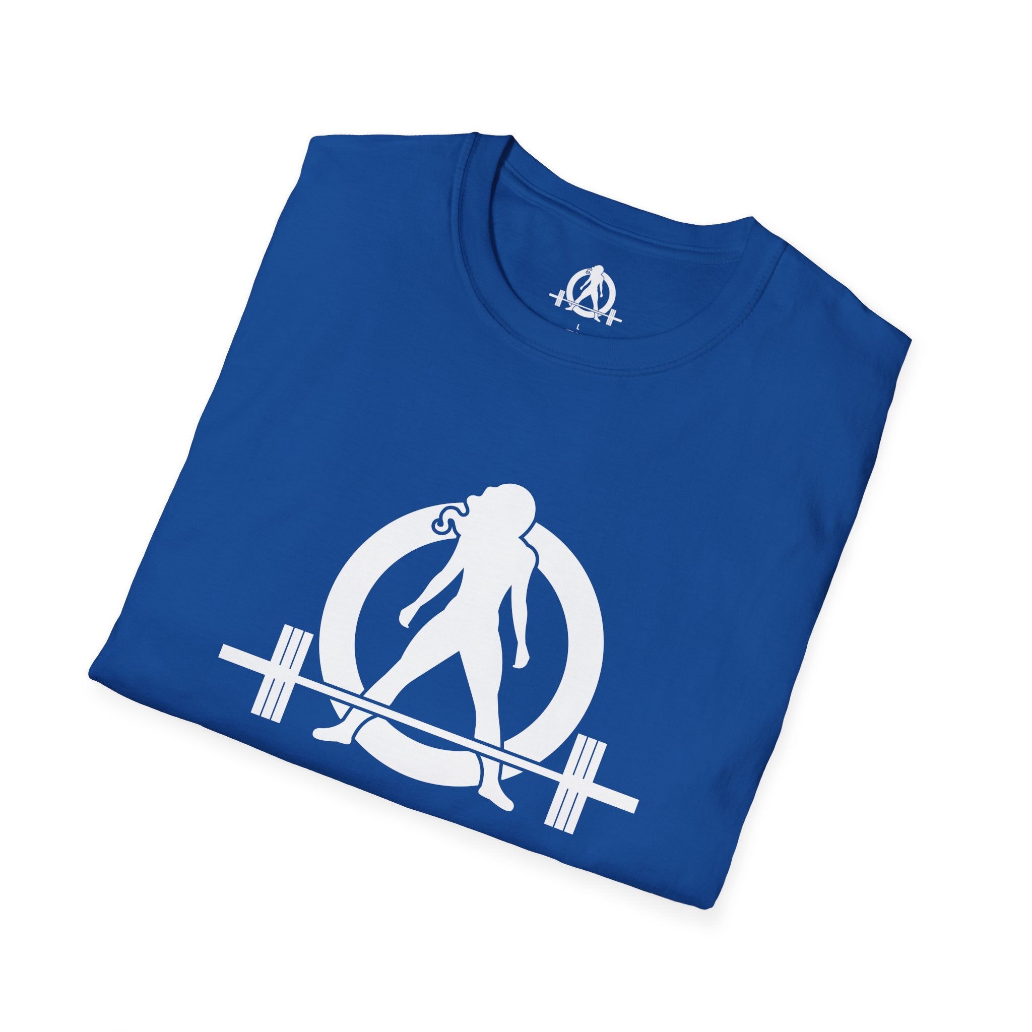 Iron Sharpens Iron - Unisex Softstyle T-Shirt - White Logo Front & Back