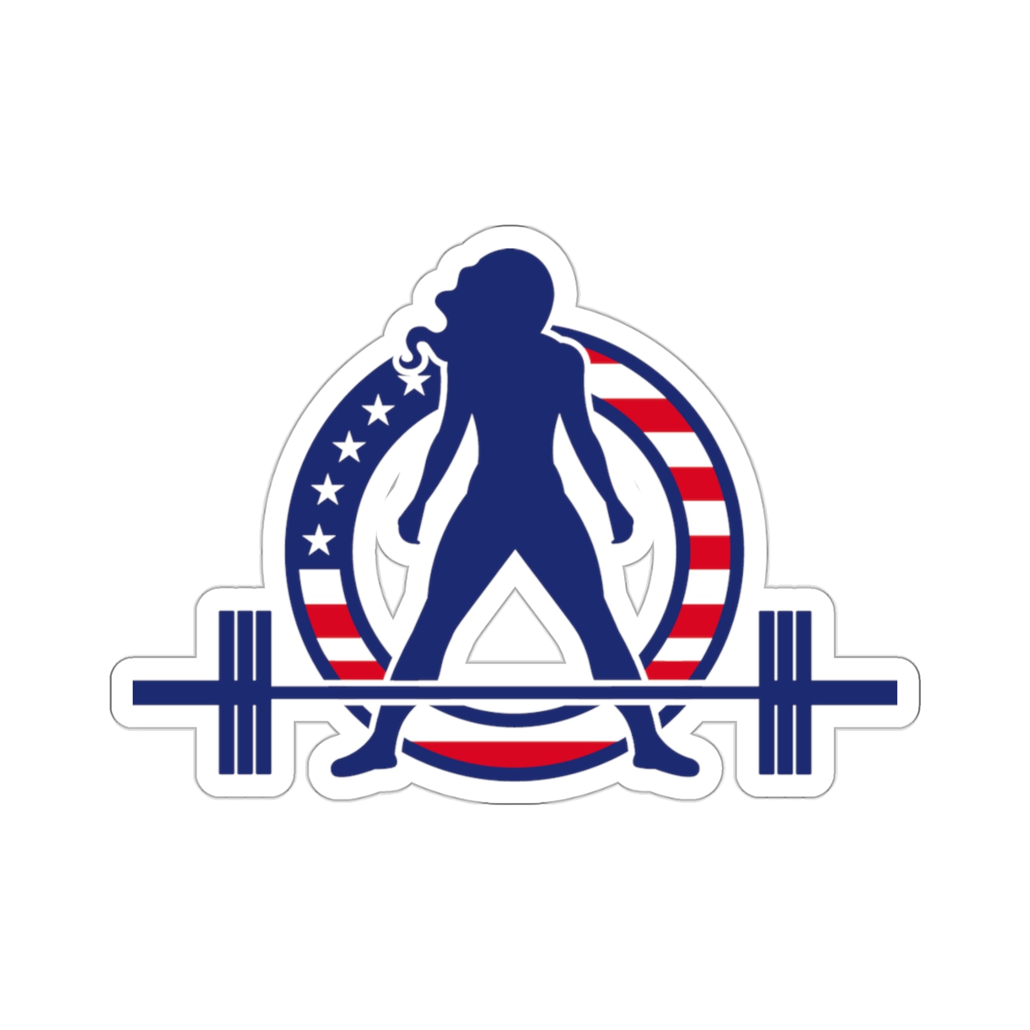 USA Logo - Kiss-Cut Stickers - USA Dark Logo