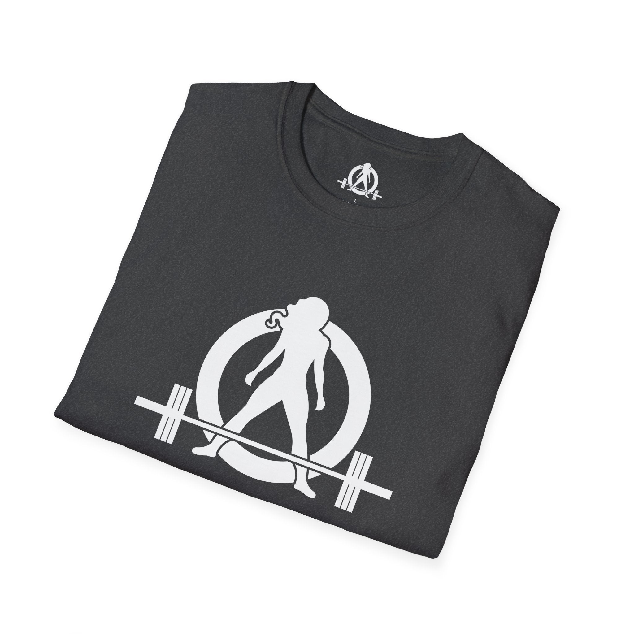 Iron Sharpens Iron - Unisex Softstyle T-Shirt - White Logo Front & Back