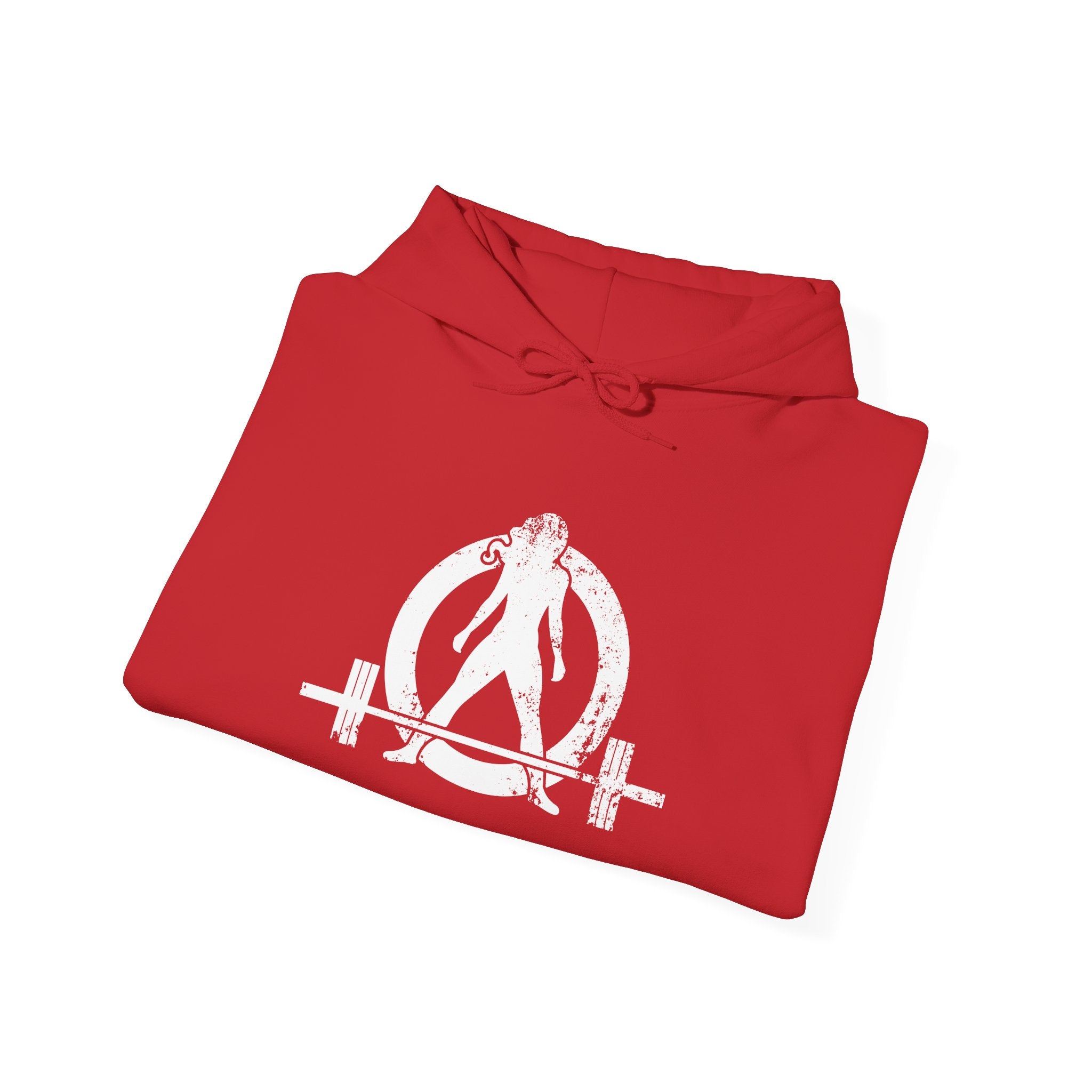 The Bar Is Loaded - Unisex Heavy Blend Hooded Sweatshirt - White Logo