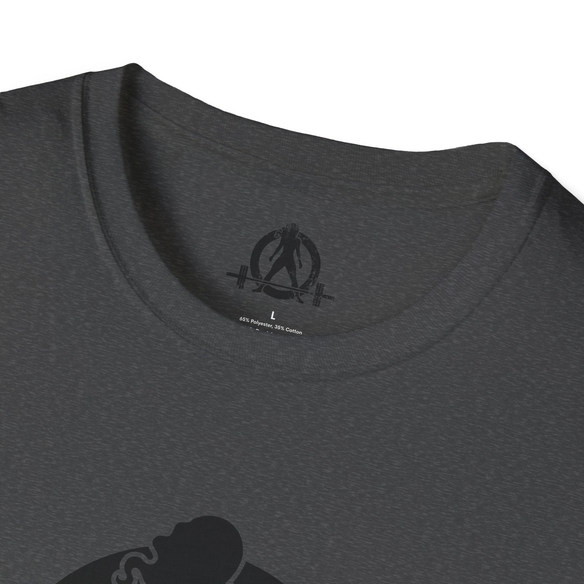 Iron Sharpens Iron - Unisex Softstyle T-Shirt - Black Logo Front & Back