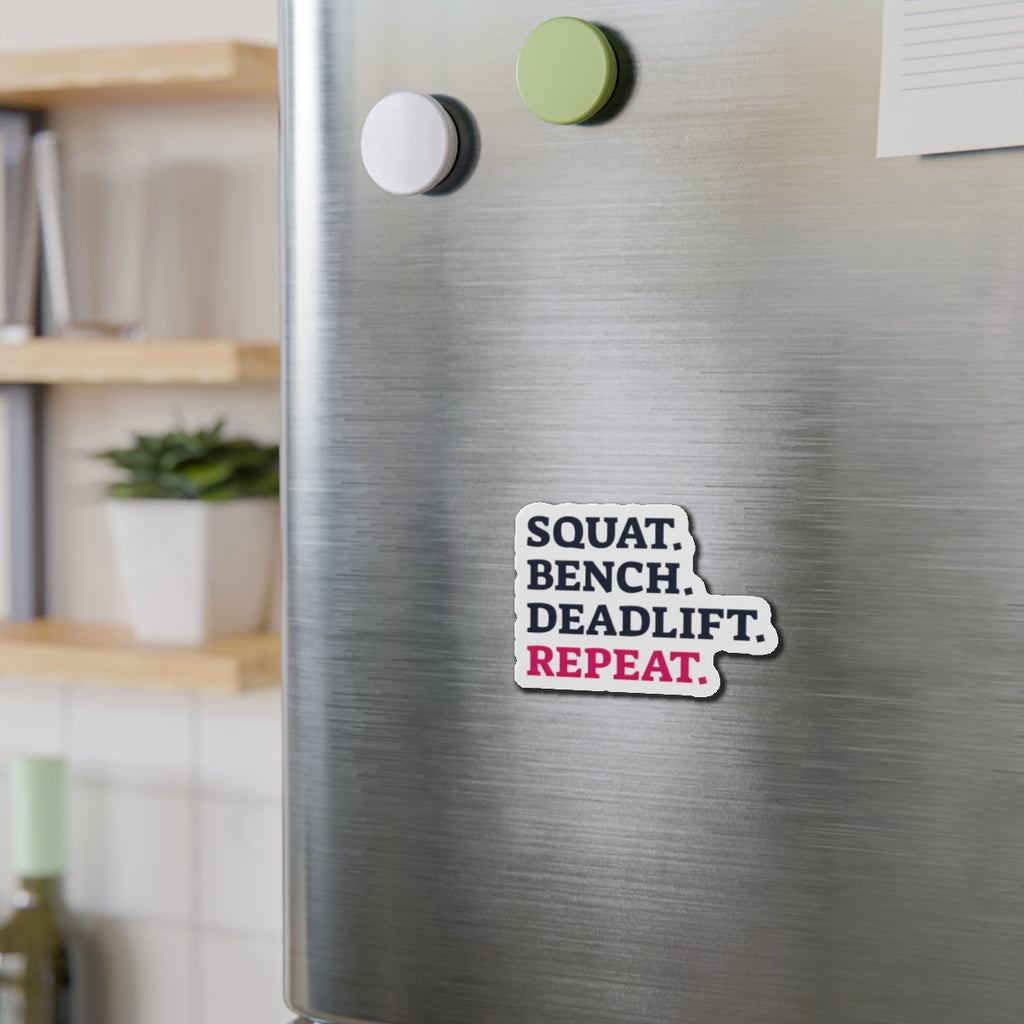Die-Cut Magnets - SBD Repeat - Pink