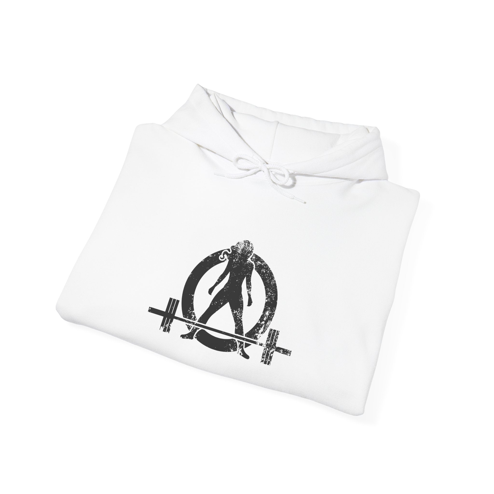 I DON’T WANT TO LOOK SKINNY – Unisex Heavy Blend™ Hooded Sweatshirt (White Logo) 🤍💪🔥