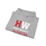 Heavy Weights Barbell Club  - Unisex Heavy Blend Hooded Sweatshirt  - Front Logo