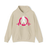 Classic Hoodie (Best Seller) - Unisex Heavy Blend Hooded Sweatshirt - Color Distressed Logo - Plain Back