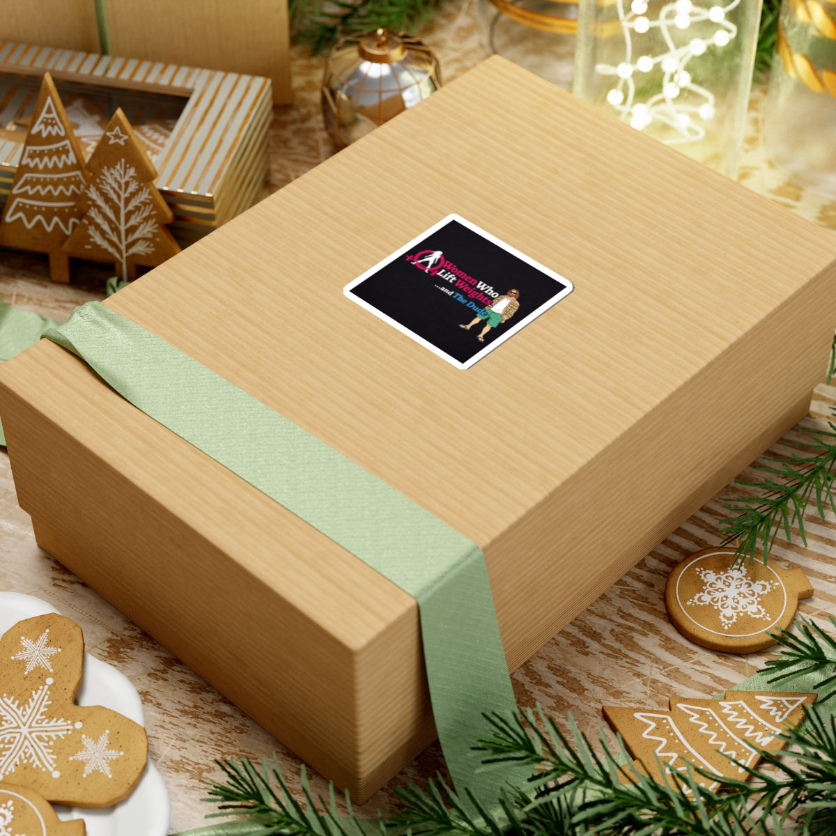 WWLW & The Dude — Kiss-Cut Stickers 😎