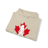 Unisex Heavy Blend Hooded Sweatshirt - Canada Dark Logo - Plain Back