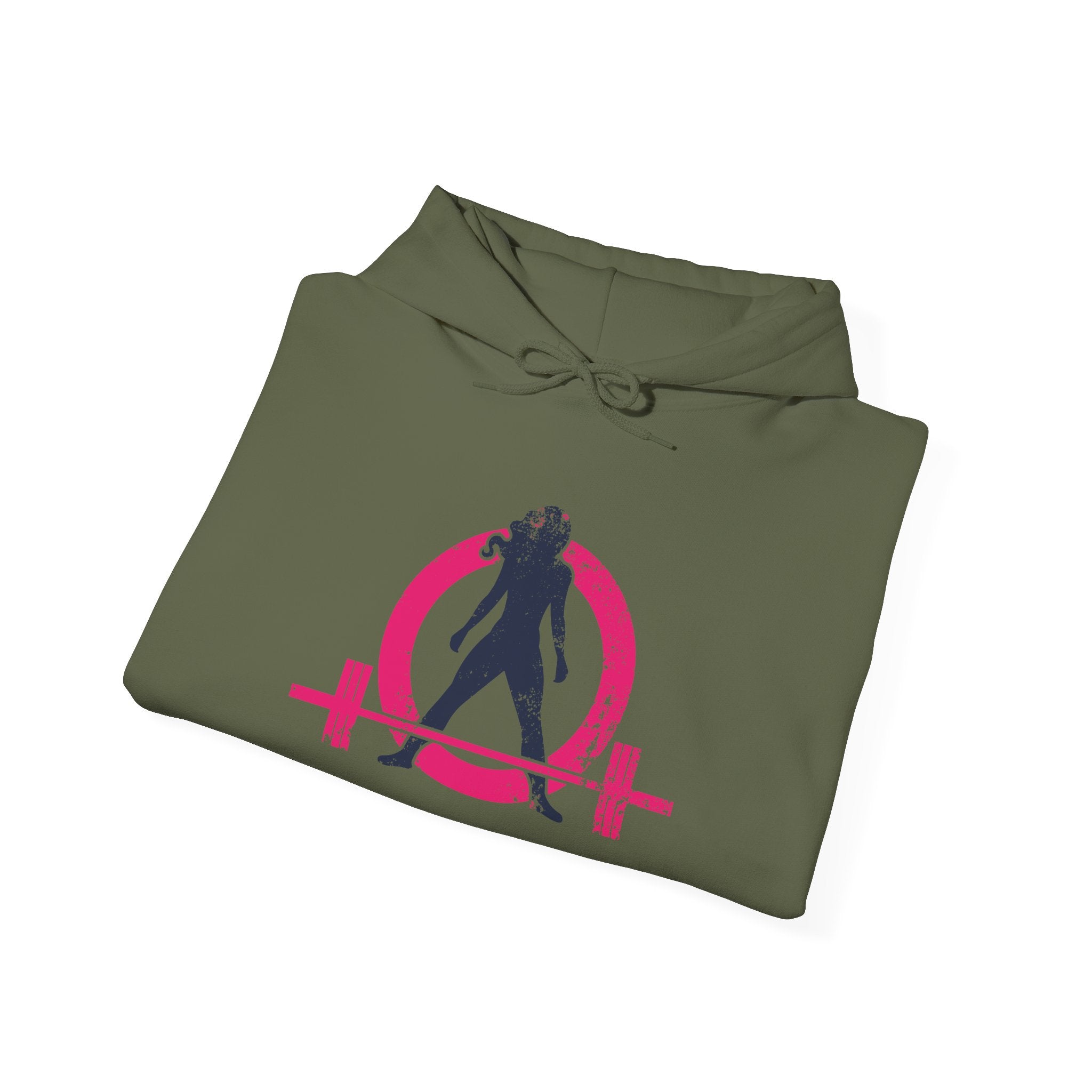 Distressed Logo - Unisex Heavy Blend Hooded Sweatshirt - Inverted Logo  (BEST SELLER)