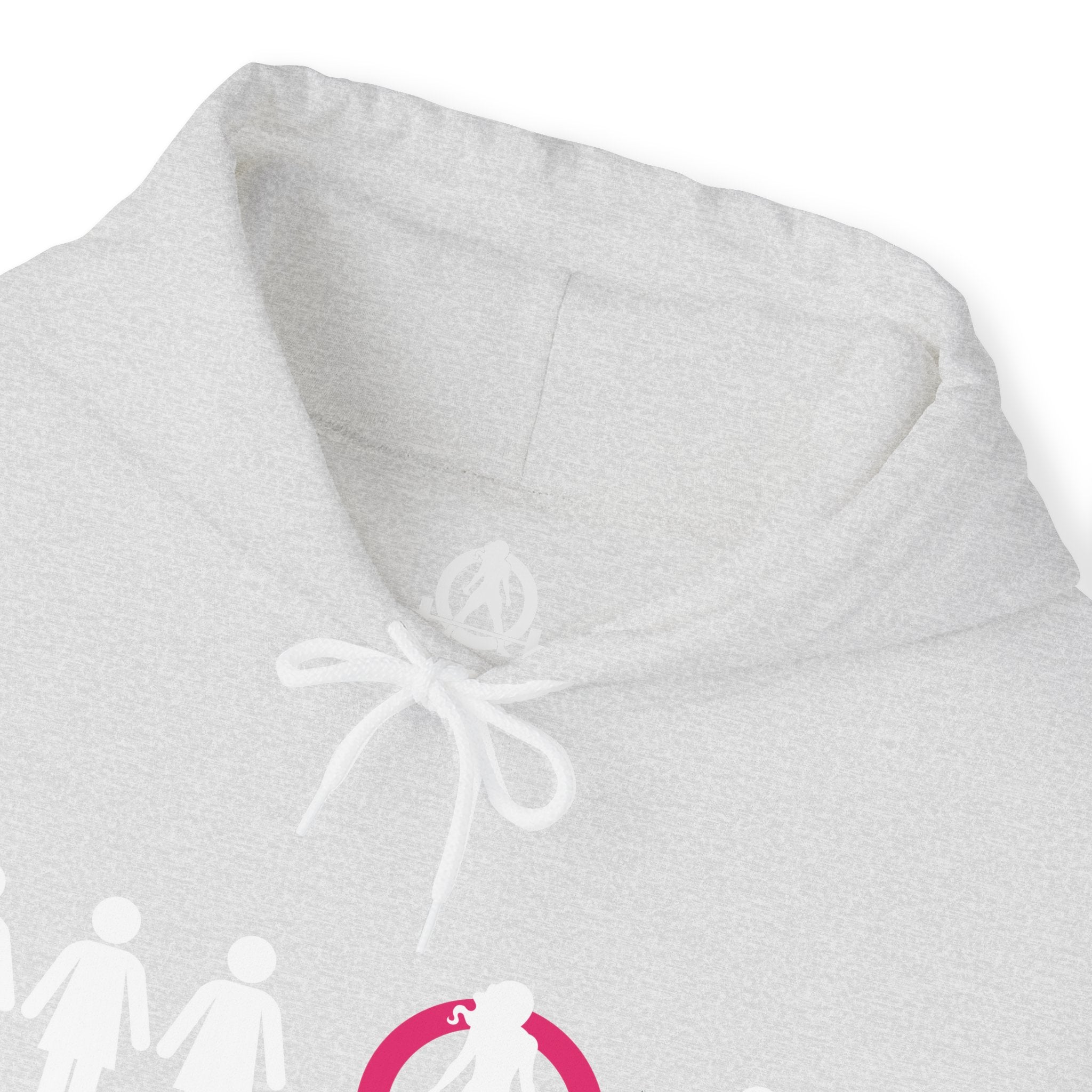 Dare To Be Different - Deadlift - Unisex Heavy Blend Hooded Sweatshirt - White Print on Front