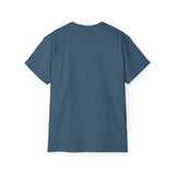 Distressed - Unisex Ultra Cotton Tee - Inverted Color Logo - Plain Back (BEST SELLER)