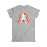 Halloween Graveyard - Dark Logo  - Women's Softstyle Tee