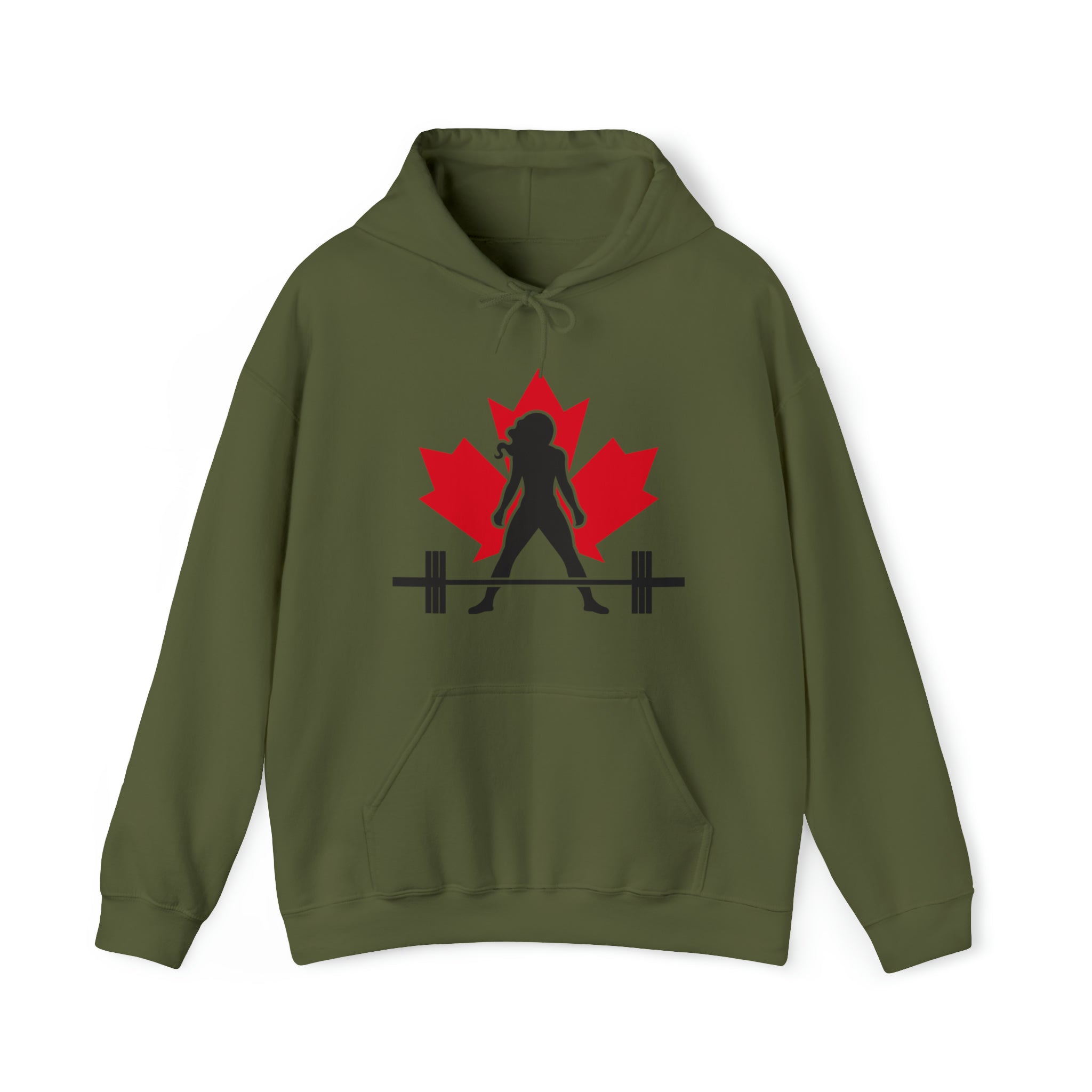 Canada Logo - Unisex Heavy Blend Hooded Sweatshirt - Canada Logo Light - Plain Back