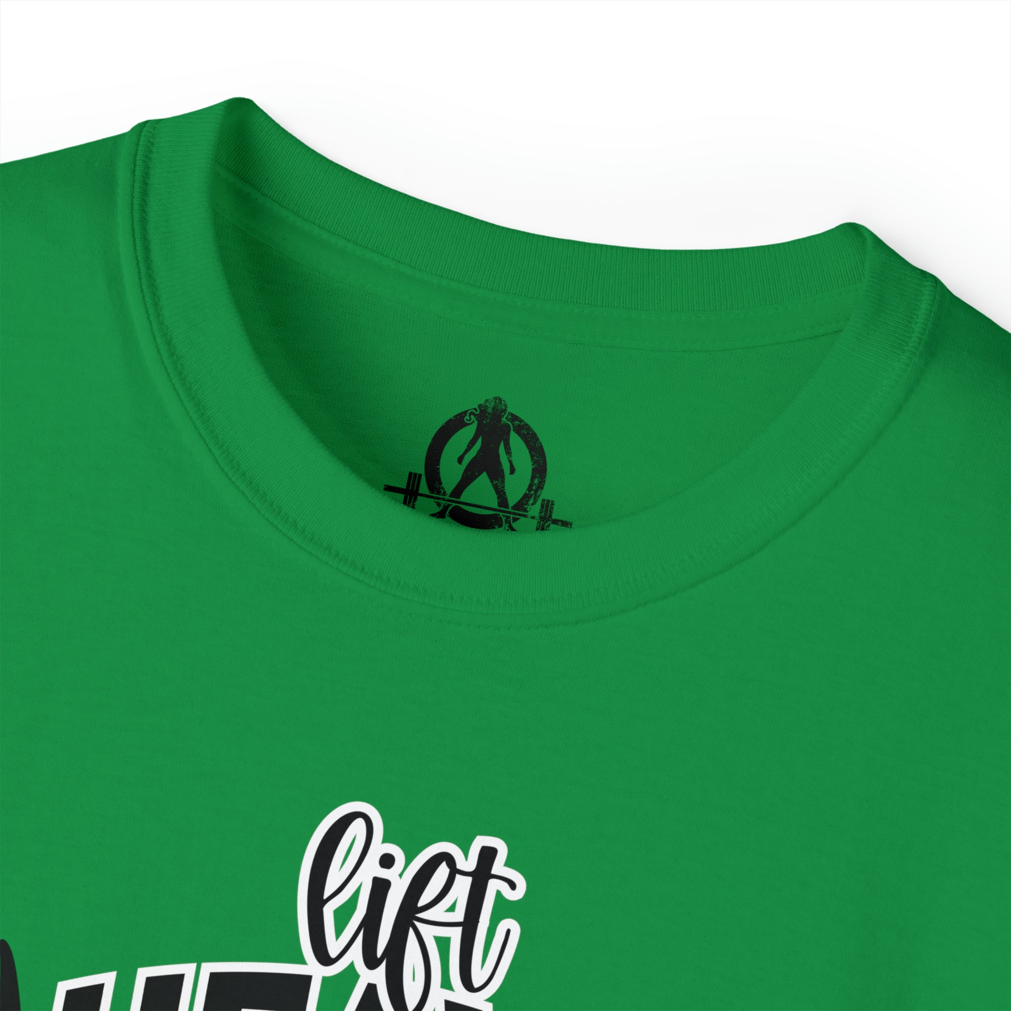 Lift Heavy Swing Fast - Unisex Ultra Cotton Tee - Black Logo