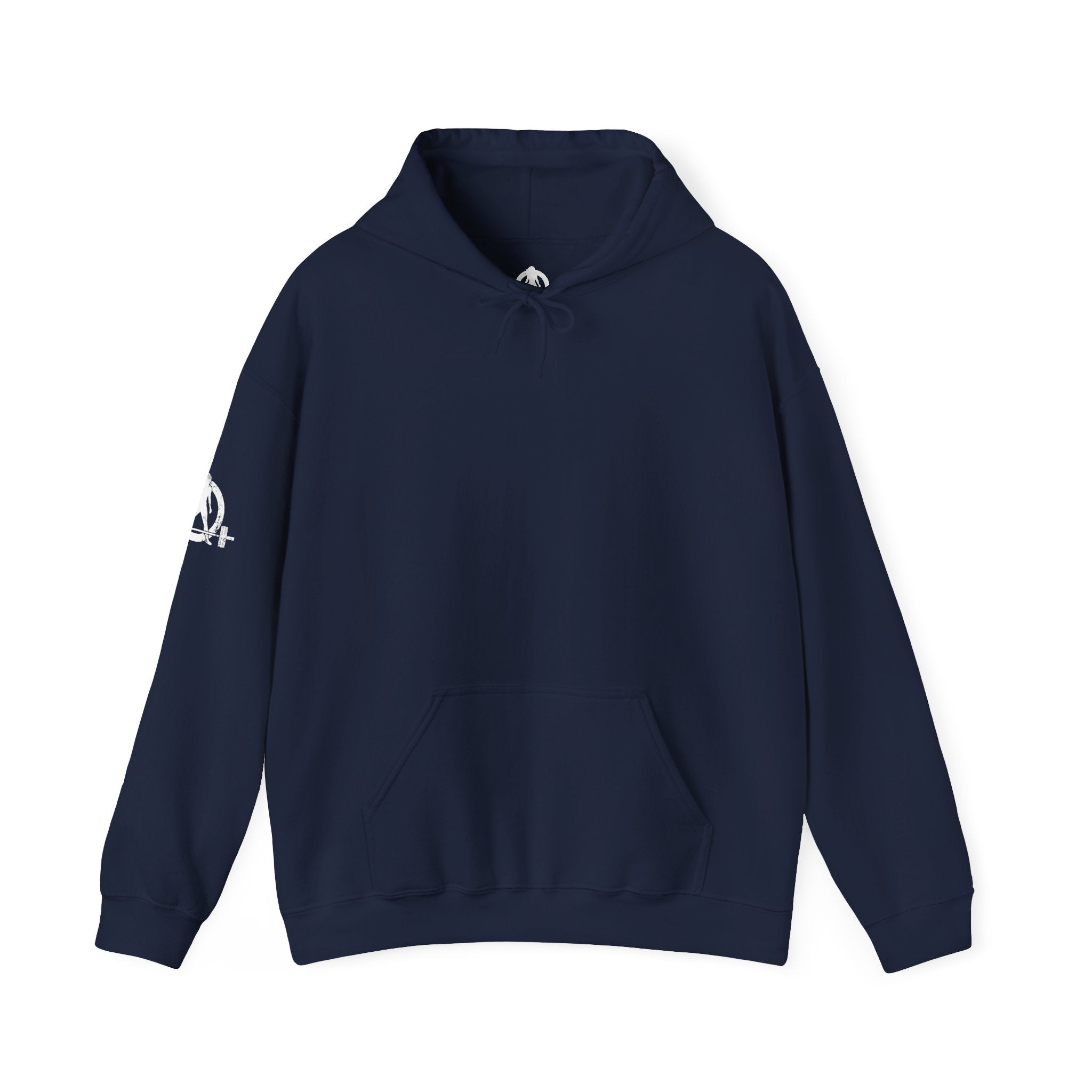 Strong Her Cartoon - Unisex Heavy Blend Hooded Sweatshirt - Logo on Back & Right Sleeve