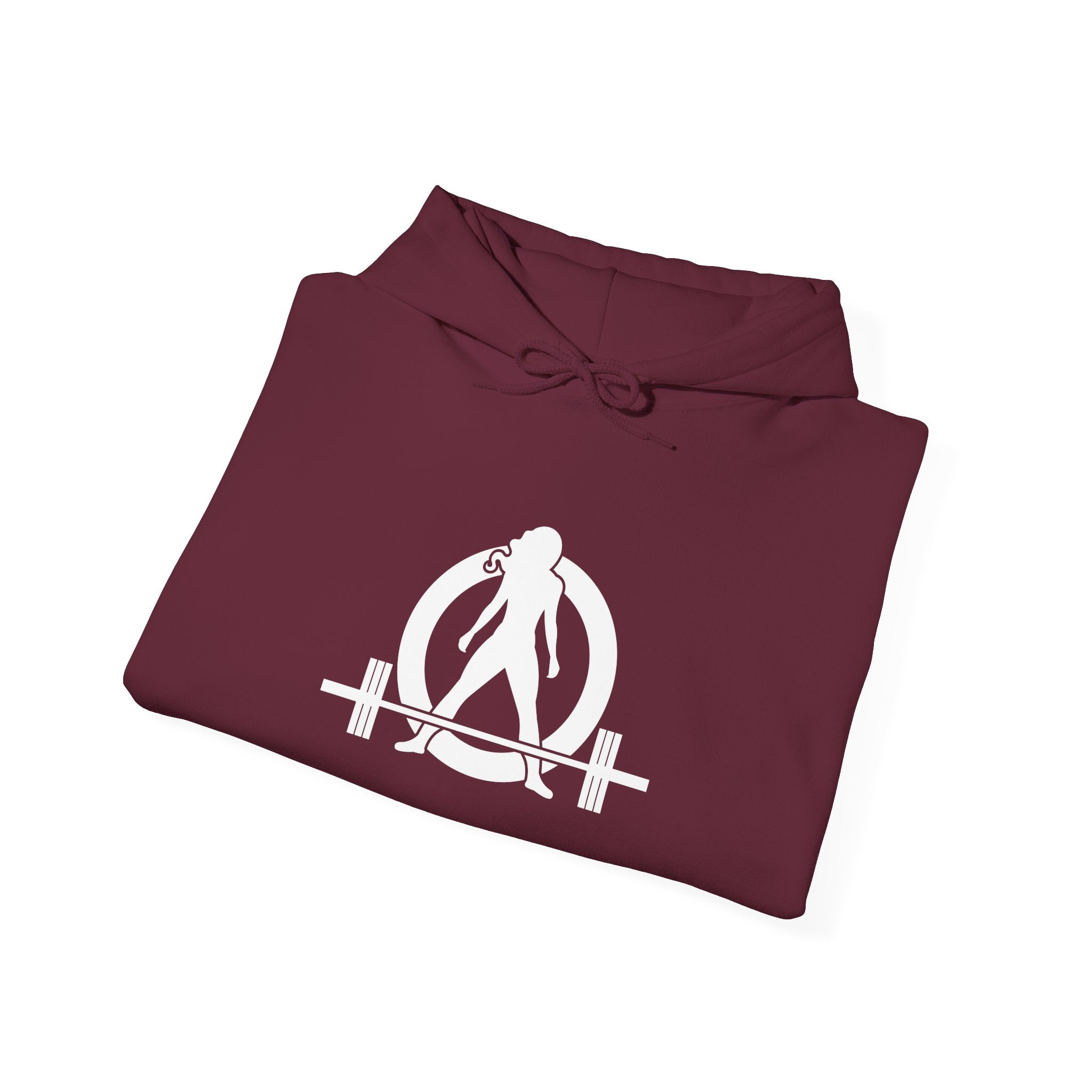 Iron Sharpens Iron – Unisex Heavy Blend™ Hooded Sweatshirt (White Logo) 🤍🔥