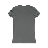 Iron Sharpens Iron - Women's Favorite Tee - Black Logo - Plain Back