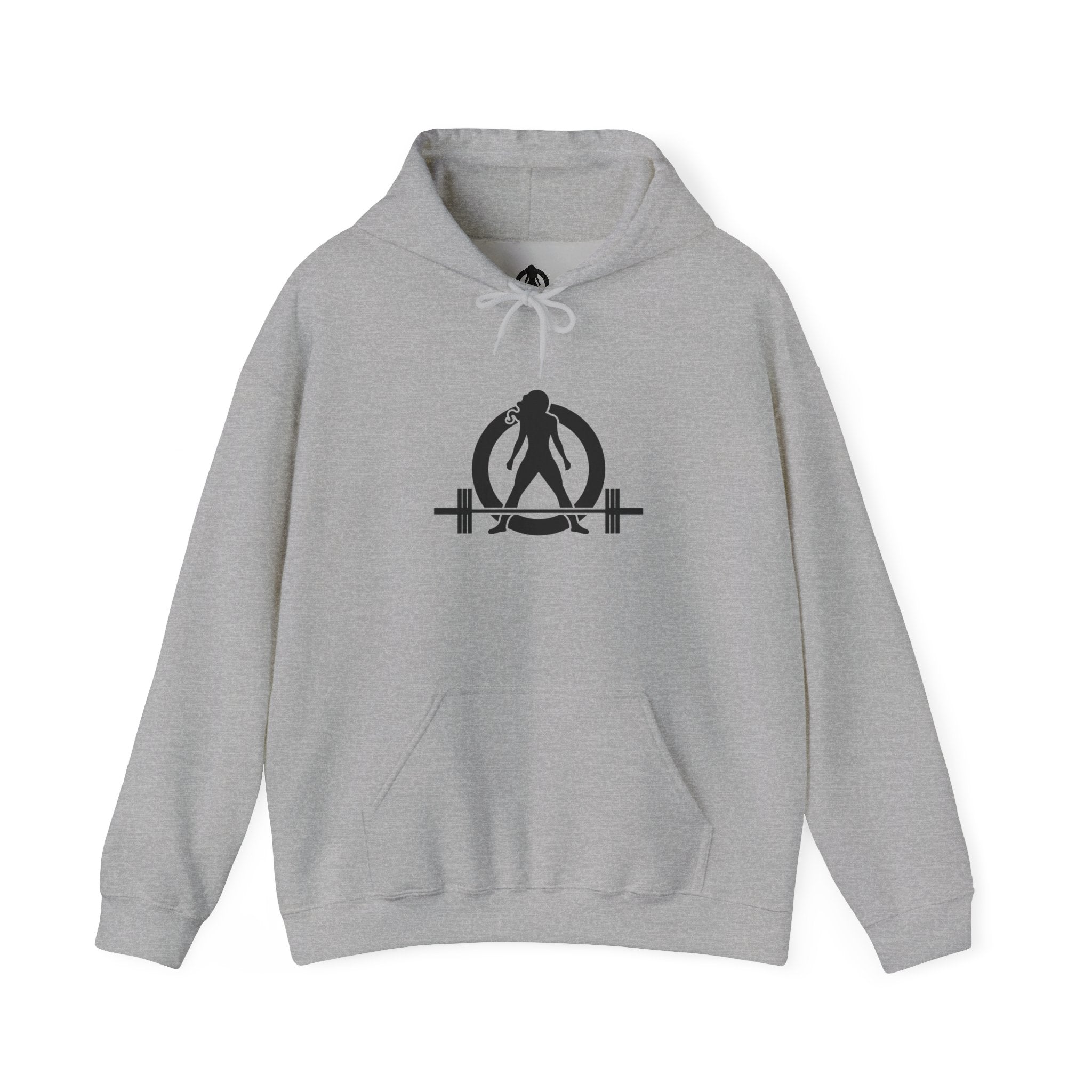 45 + 45 = 135 - Unisex Heavy Blend Hooded Sweatshirt  - Black Logo