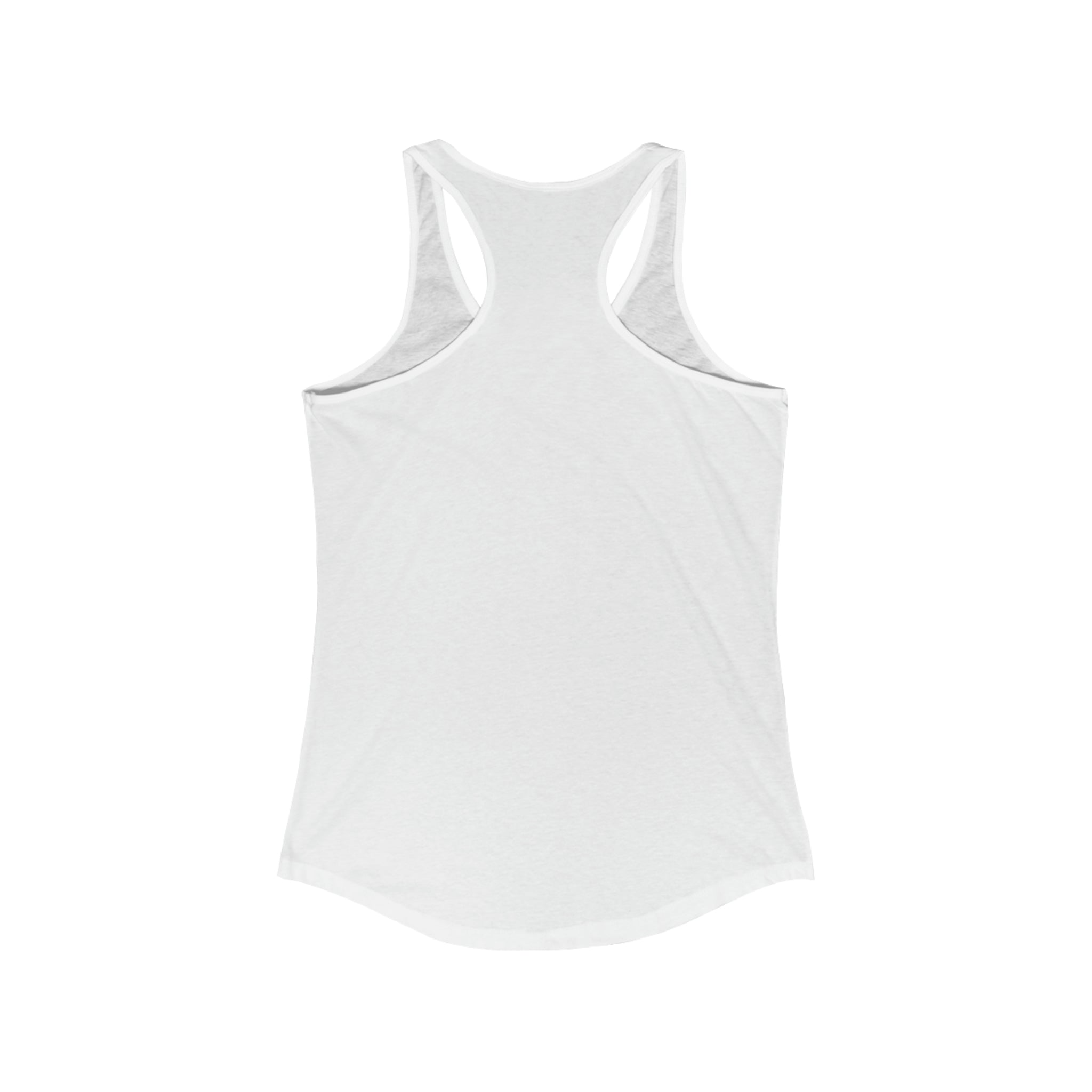 Squat Bench Deadlift Repeat - Women's Ideal Racerback Tank - Pink - Light - Plain Back