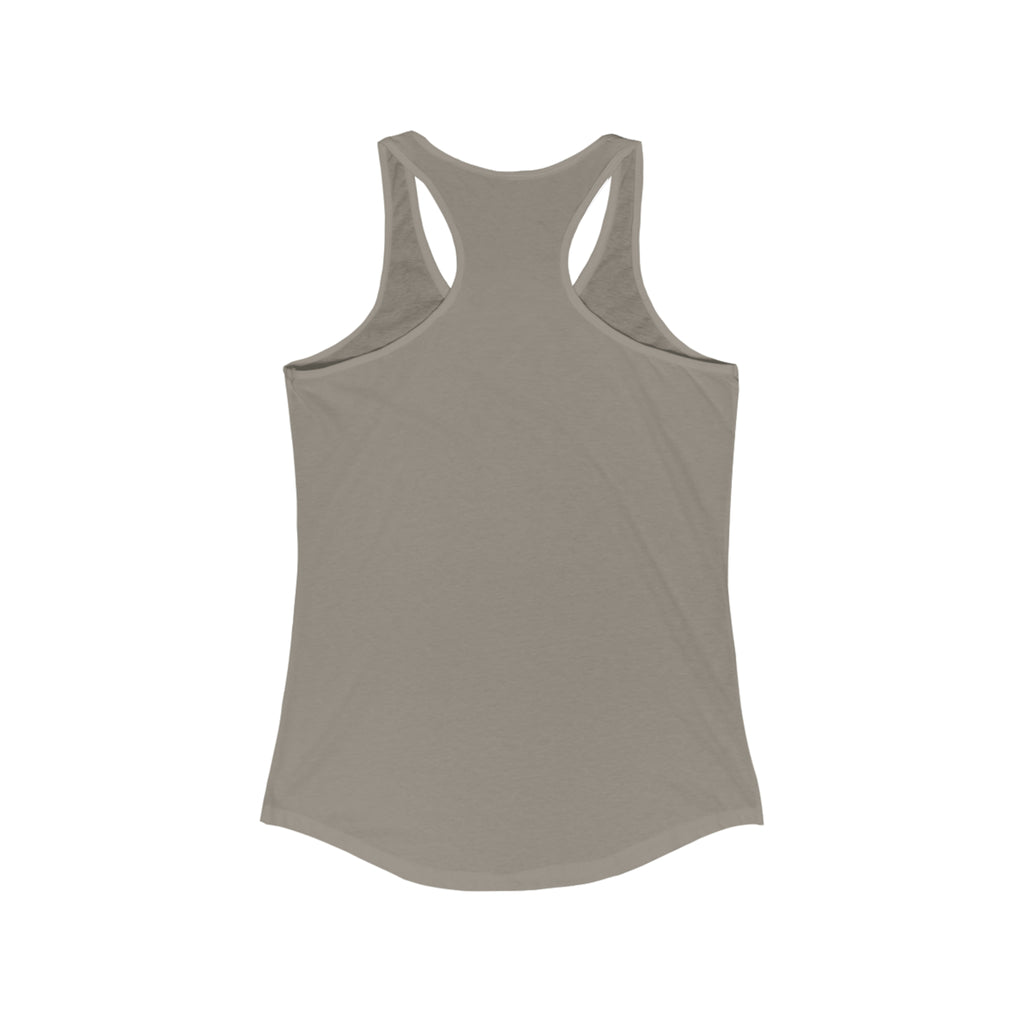 Squat Bench Deadlift Repeat - Women's Ideal Racerback Tank - Pink - Light - Plain Back