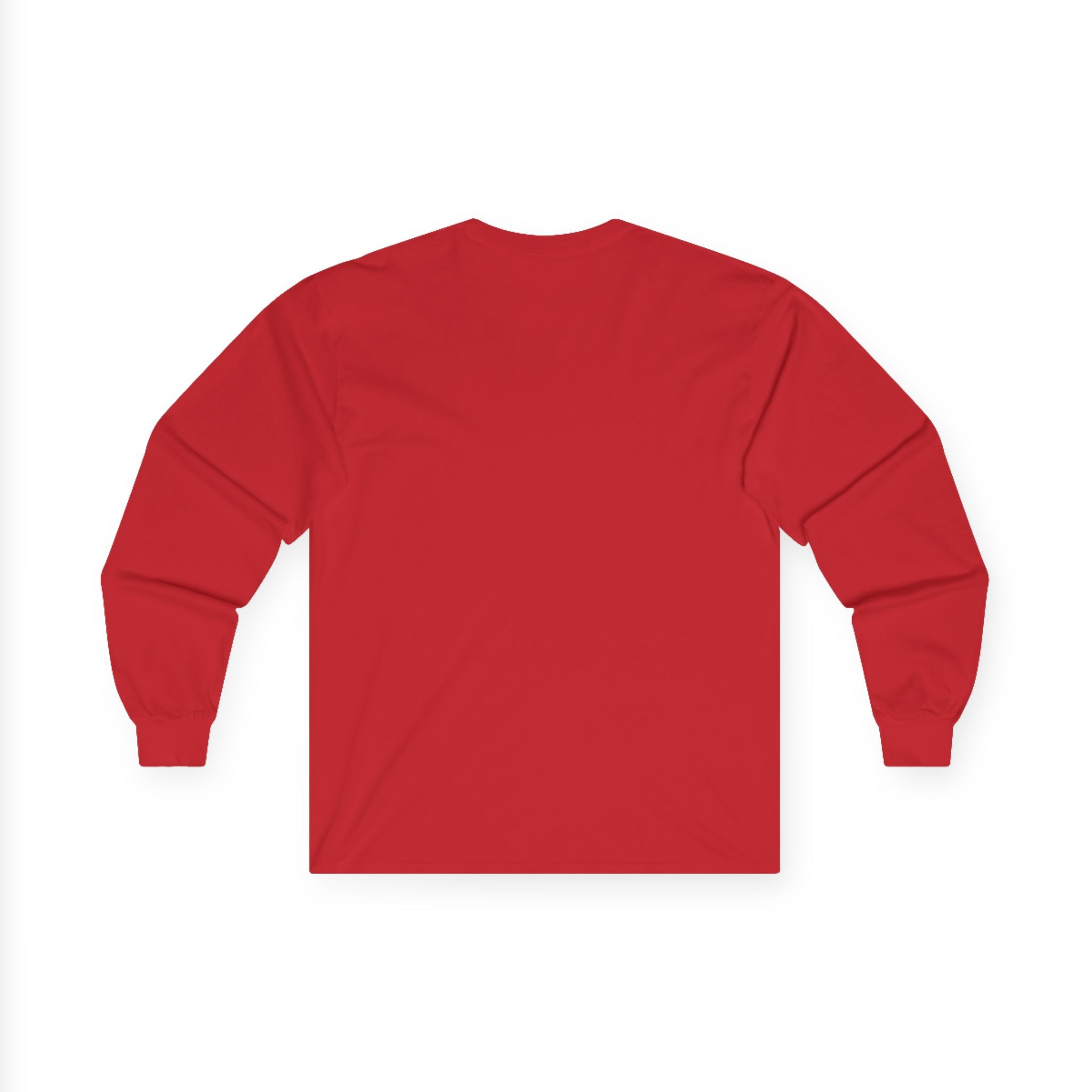 Lift Heavy Run Fast - Ultra Cotton Long Sleeve Tee - White Logo Front