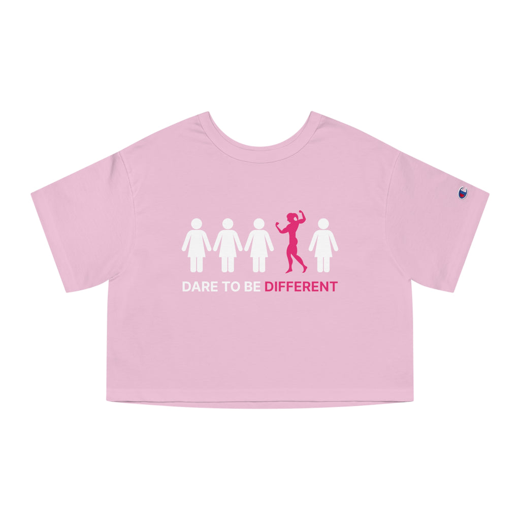 Dare To Be Different - Flex - Champion Women's Heritage Cropped T-Shirt