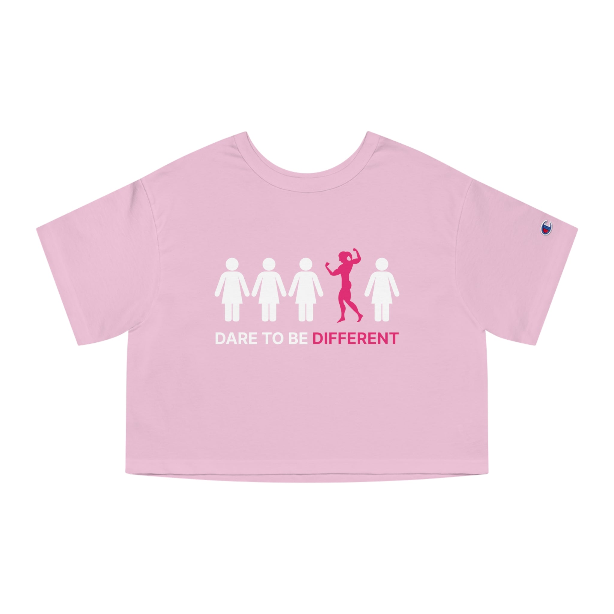 Dare To Be Different - Flex - Champion Women's Heritage Cropped T-Shirt