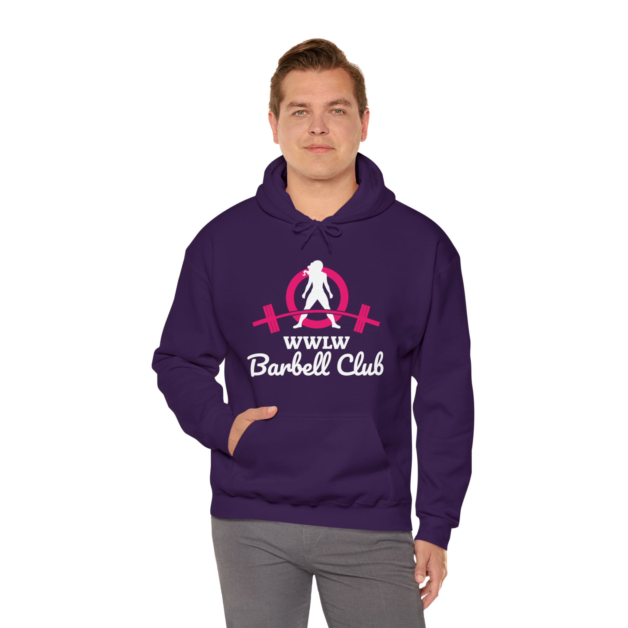 Barbell Club Classic Logo - Unisex Heavy Blend Hooded Sweatshirt
