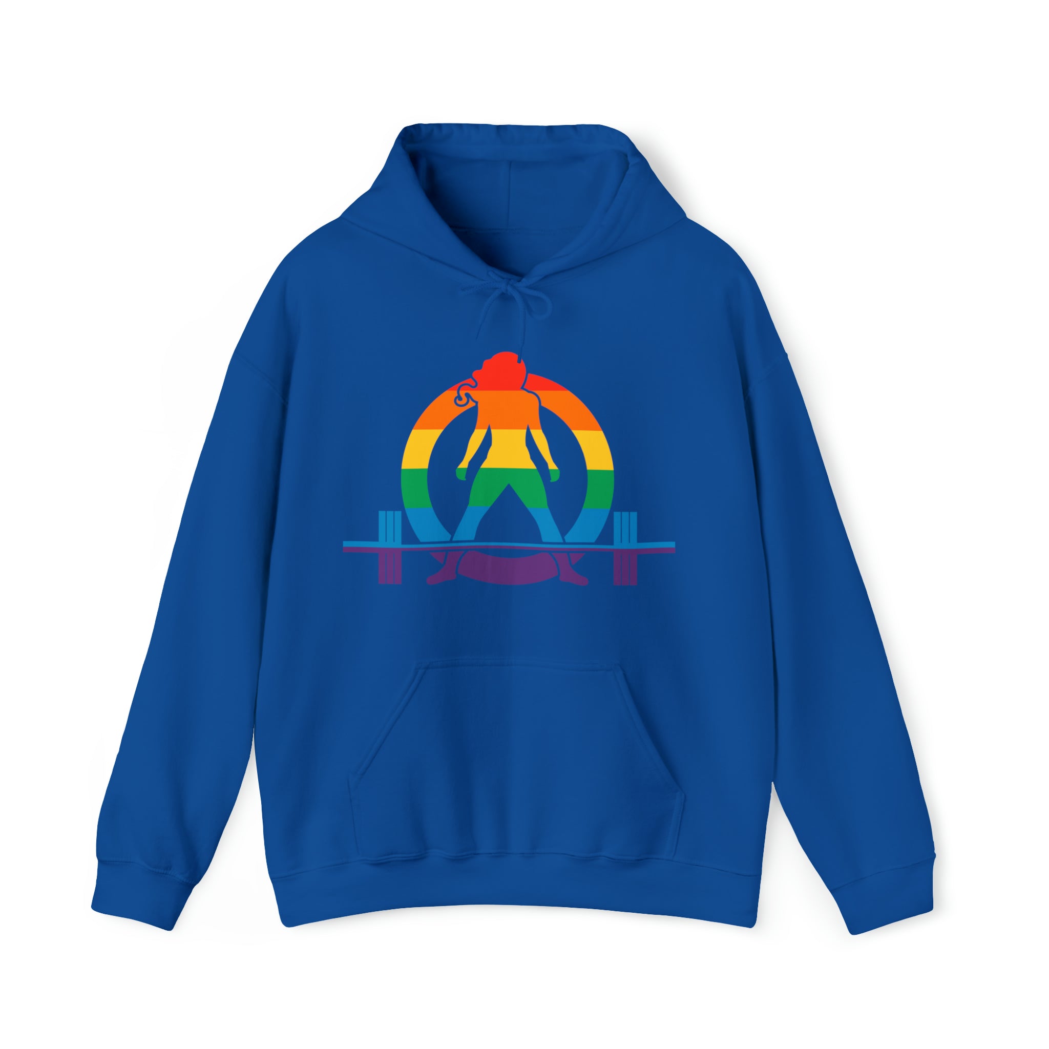 Pride Color Logo - Strong Is Beautiful - Unisex Heavy Blend Hooded Sweatshirt