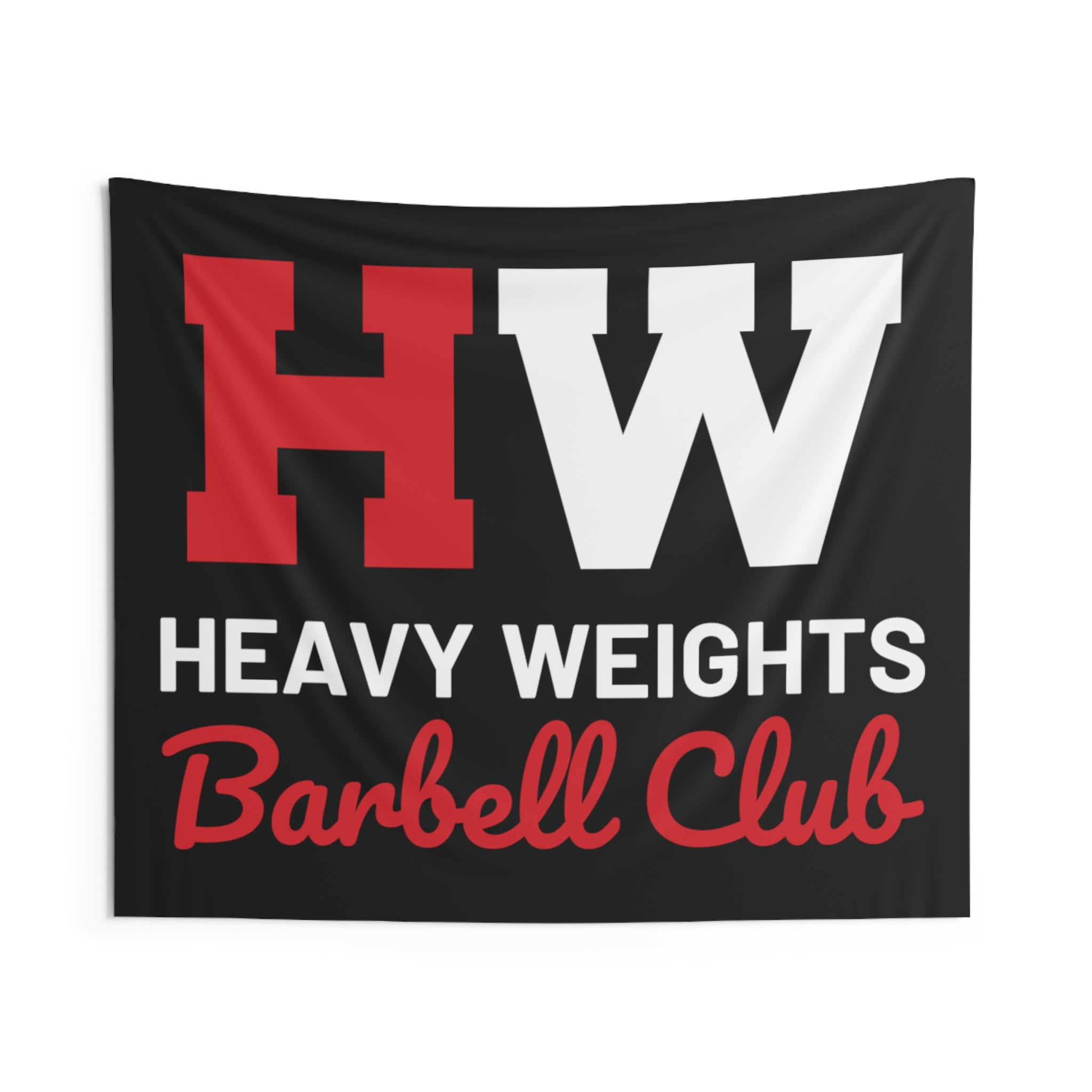 Heavy Weights Barbell Club - Indoor Wall Tapestries