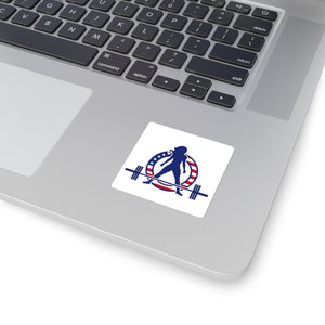 USA Logo - Square Stickers - USA Logo - Classic Light