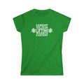 Cardio?  Lift Weights Faster - Women's Softstyle Tee - Logo on Front
