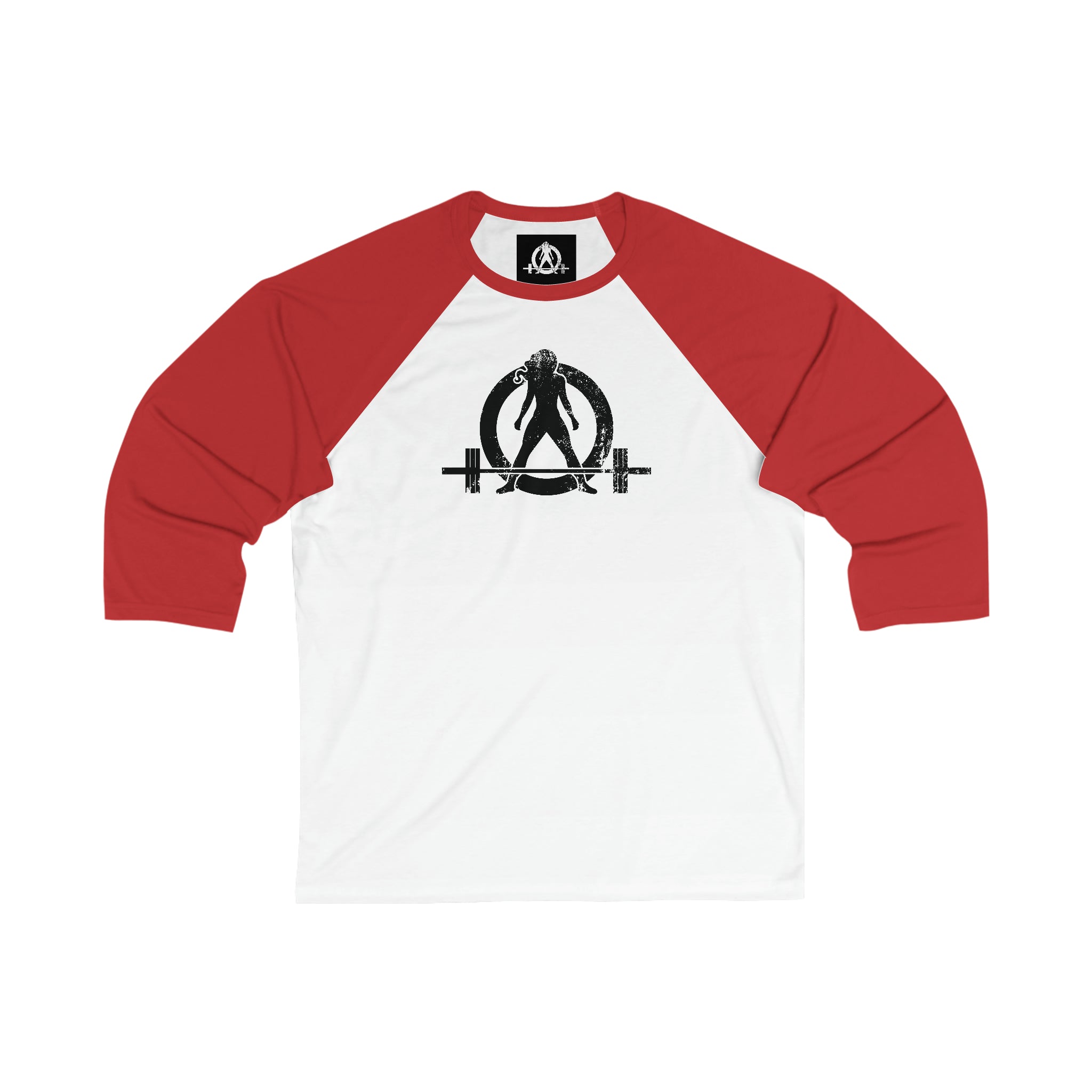 3\4 Sleeve Baseball Tee - I Could Deadlift You - Back