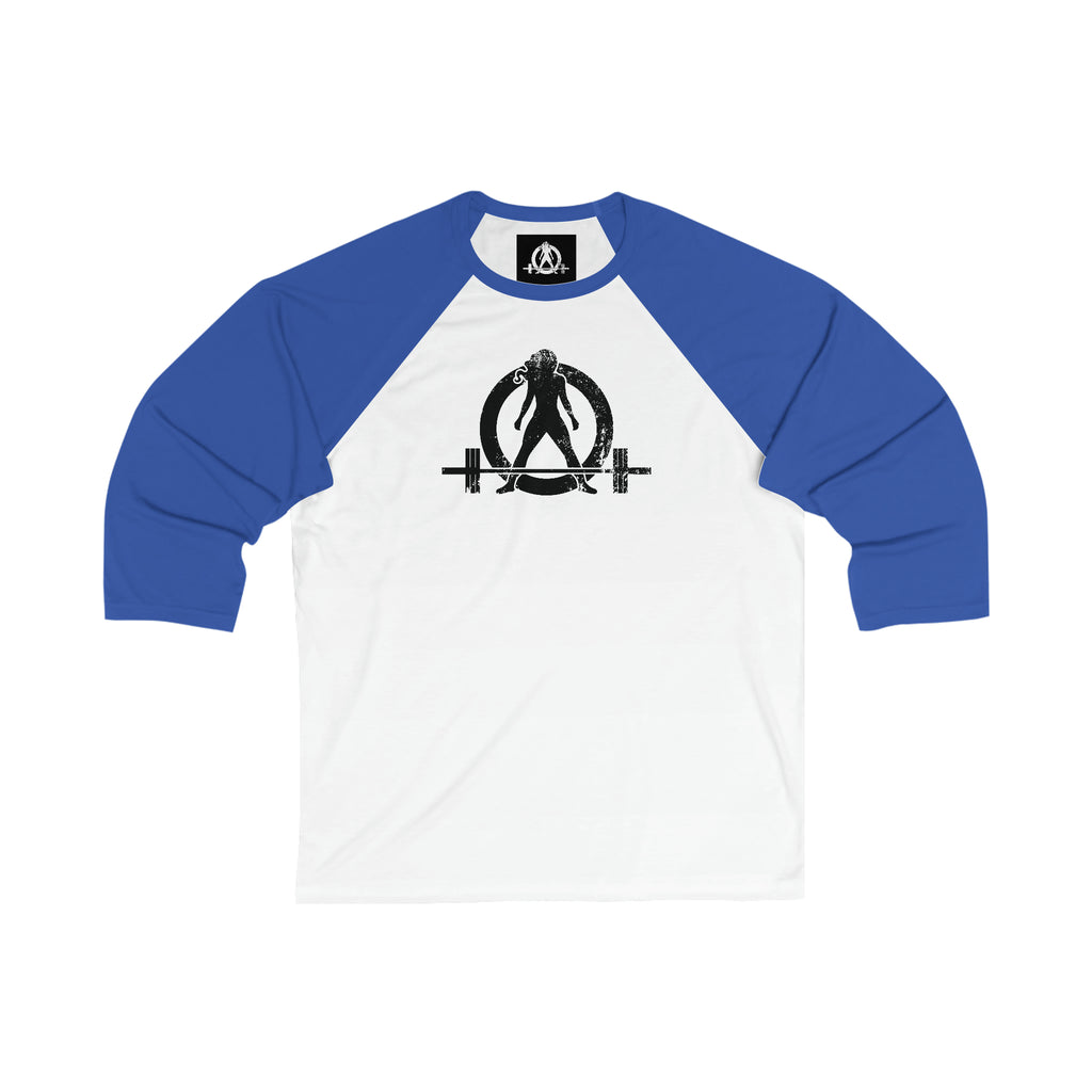 3\4 Sleeve Baseball Tee - I Could Deadlift You - Back