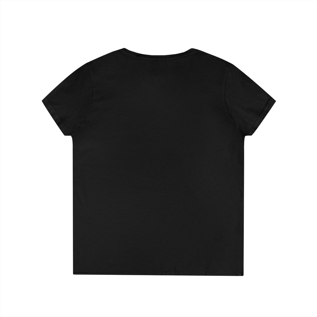 Ladies' V-Neck T-Shirt - Classic Light Logo