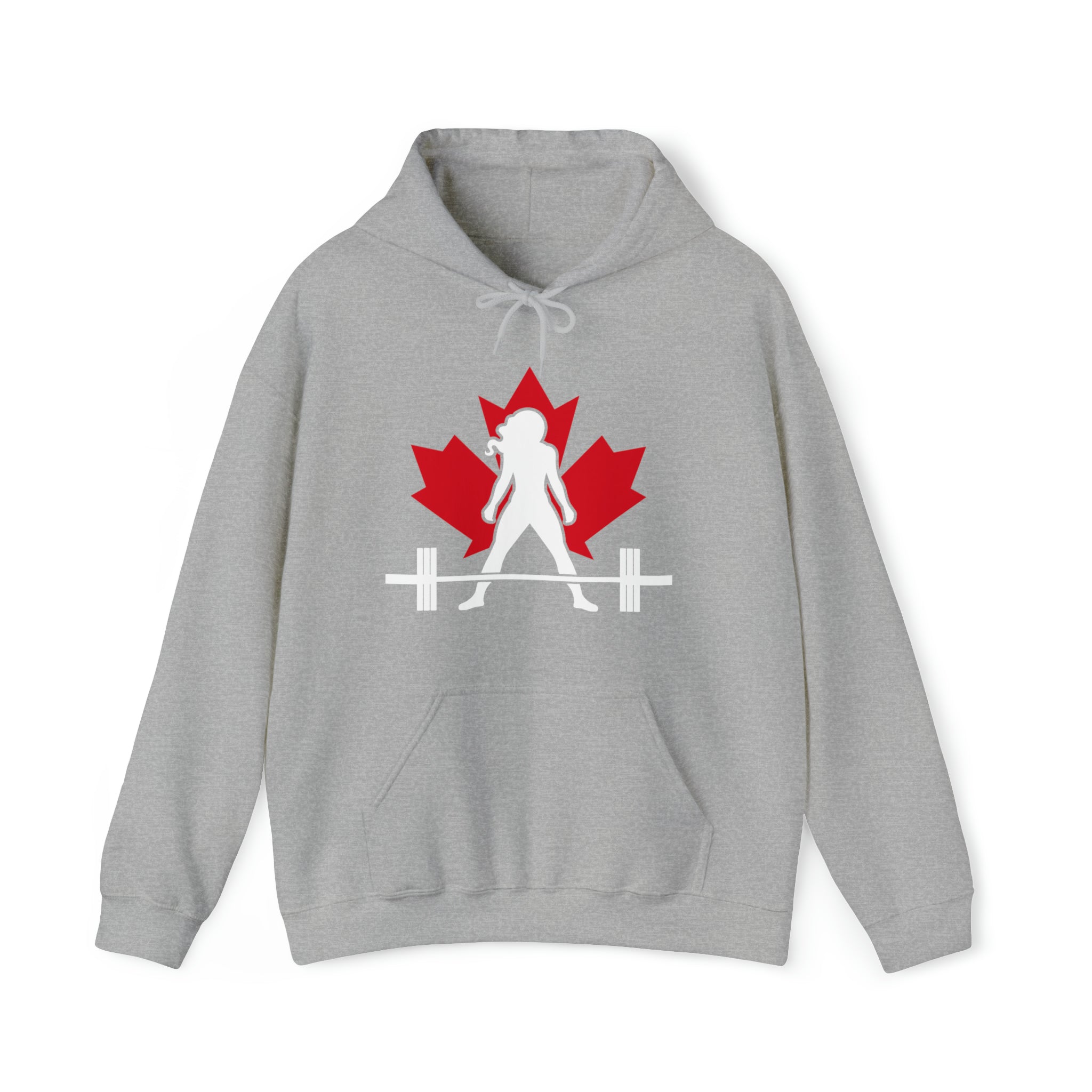 Unisex Heavy Blend Hooded Sweatshirt - Canada Dark Logo - Plain Back