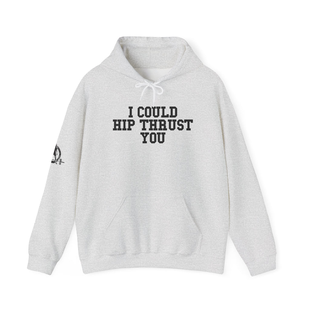 I Could Hip Thrust You – Black Logo Hoodie 🍑🔥