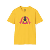 Unisex Softstyle T-Shirt - Inverted Color Distressed Logo - Plain Back (BEST SELLER)
