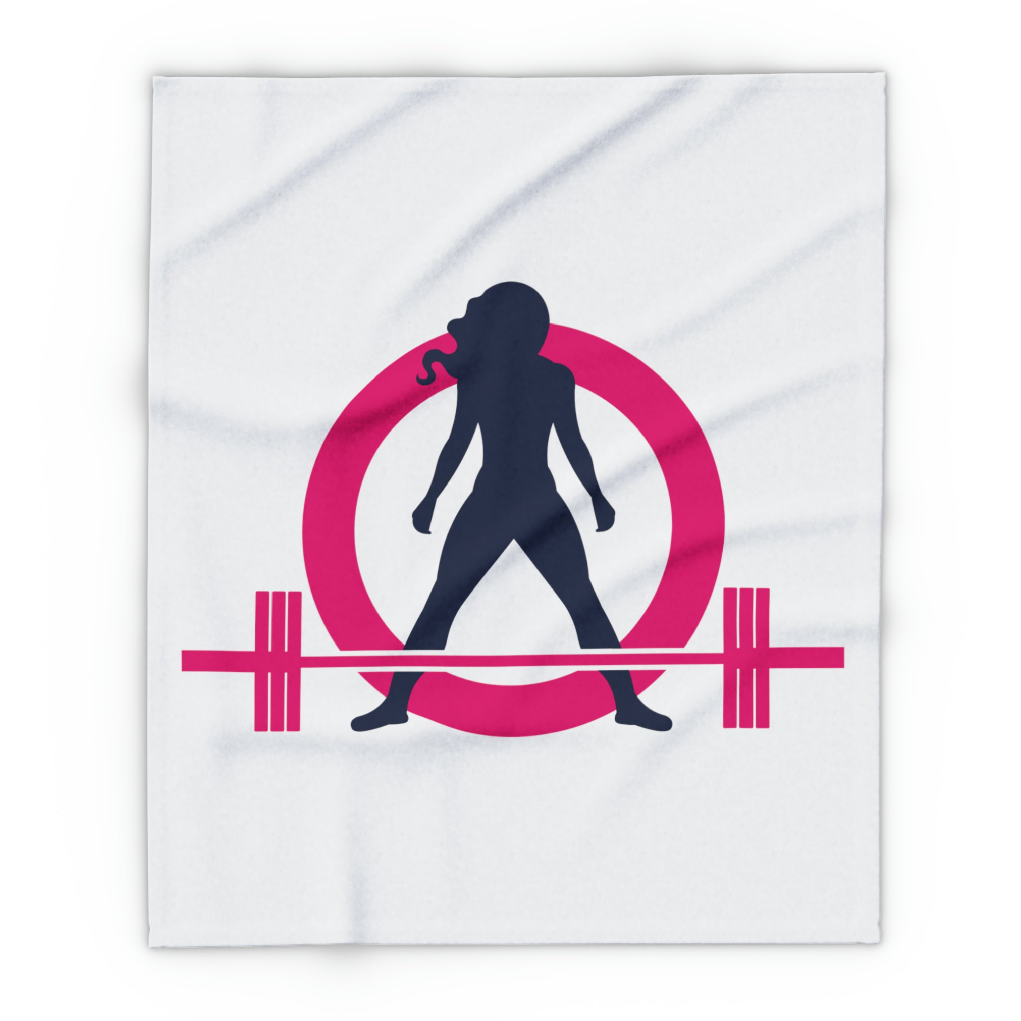 Arctic Fleece Blanket - White Color Logo