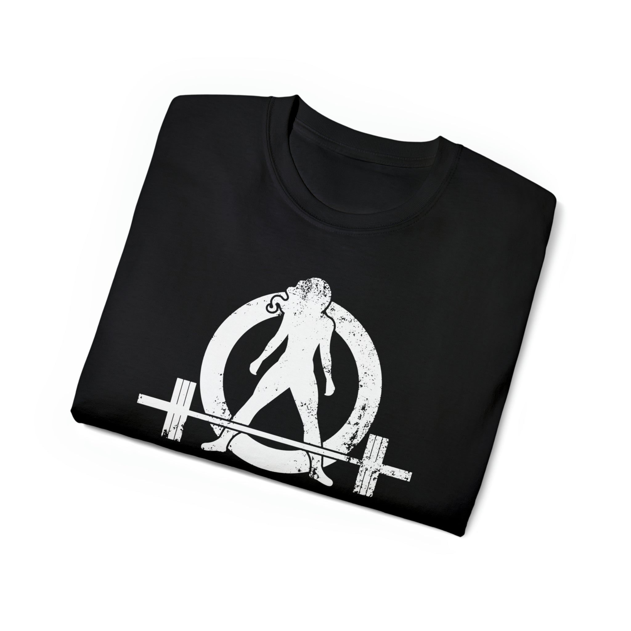 Strong Is Beautiful - Unisex Ultra Cotton Tee - Distressed White Logo - (BEST SELLER)
