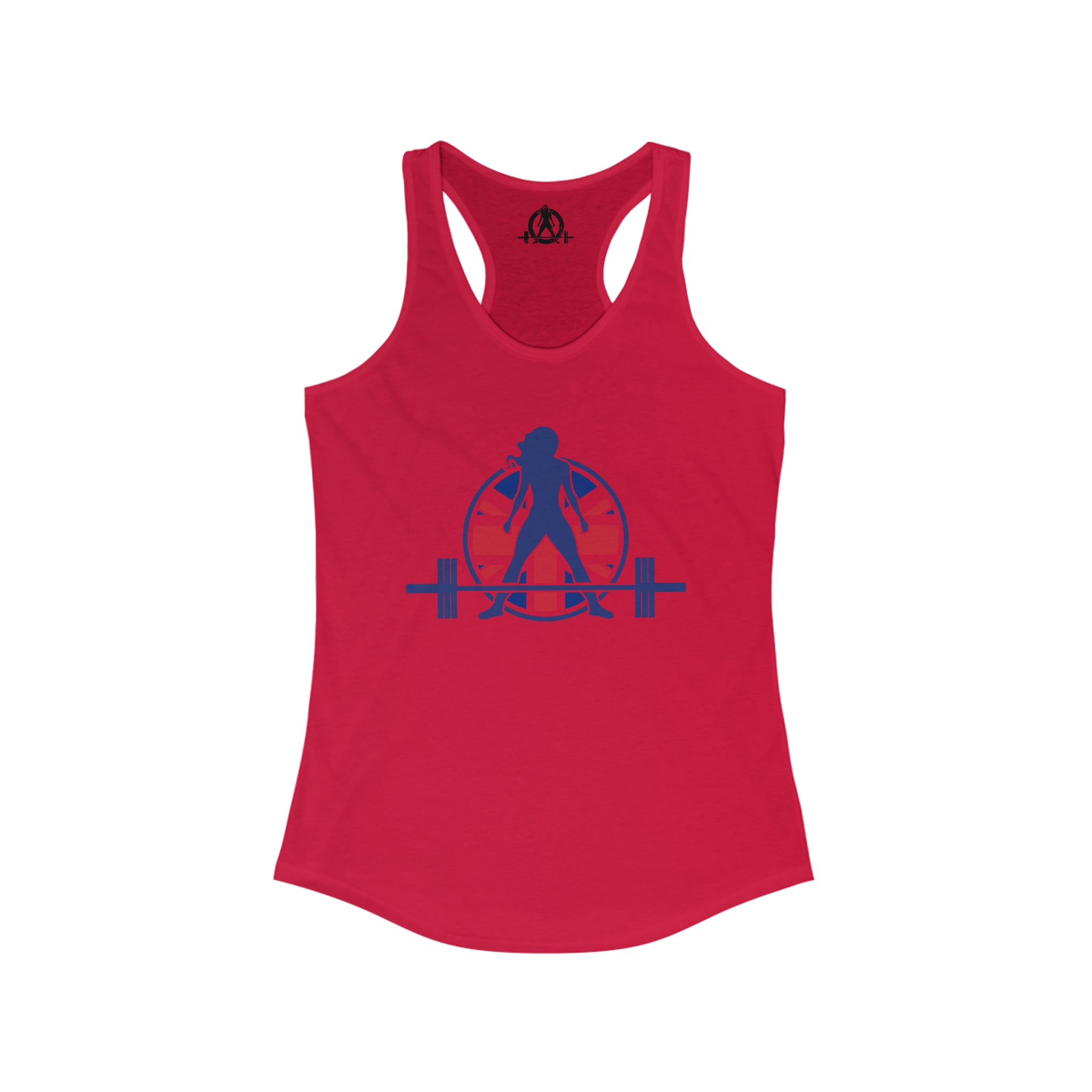 Women's Ideal Racerback Tank - UK Logo Light - Plain Back