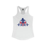 Women's Ideal Racerback Tank - UK Logo Light - Plain Back