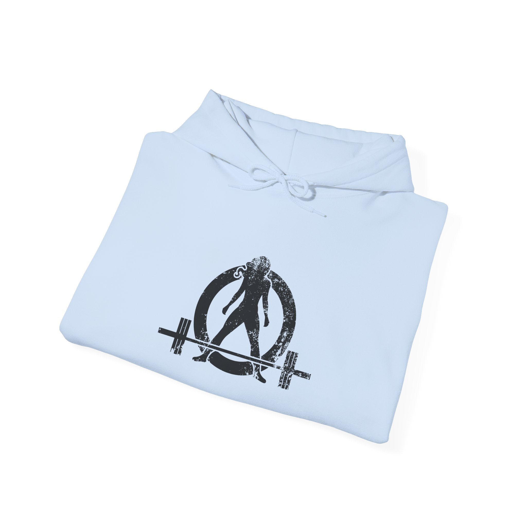 I DON’T WANT TO LOOK SKINNY – Unisex Heavy Blend™ Hooded Sweatshirt (White Logo) 🤍💪🔥
