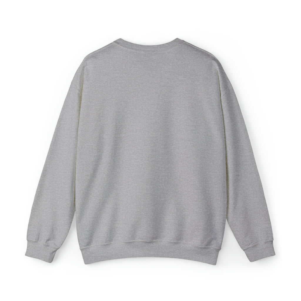 Distressed Logo - Unisex Heavy Blend™ Crewneck Sweatshirt - Inverted Color Logo