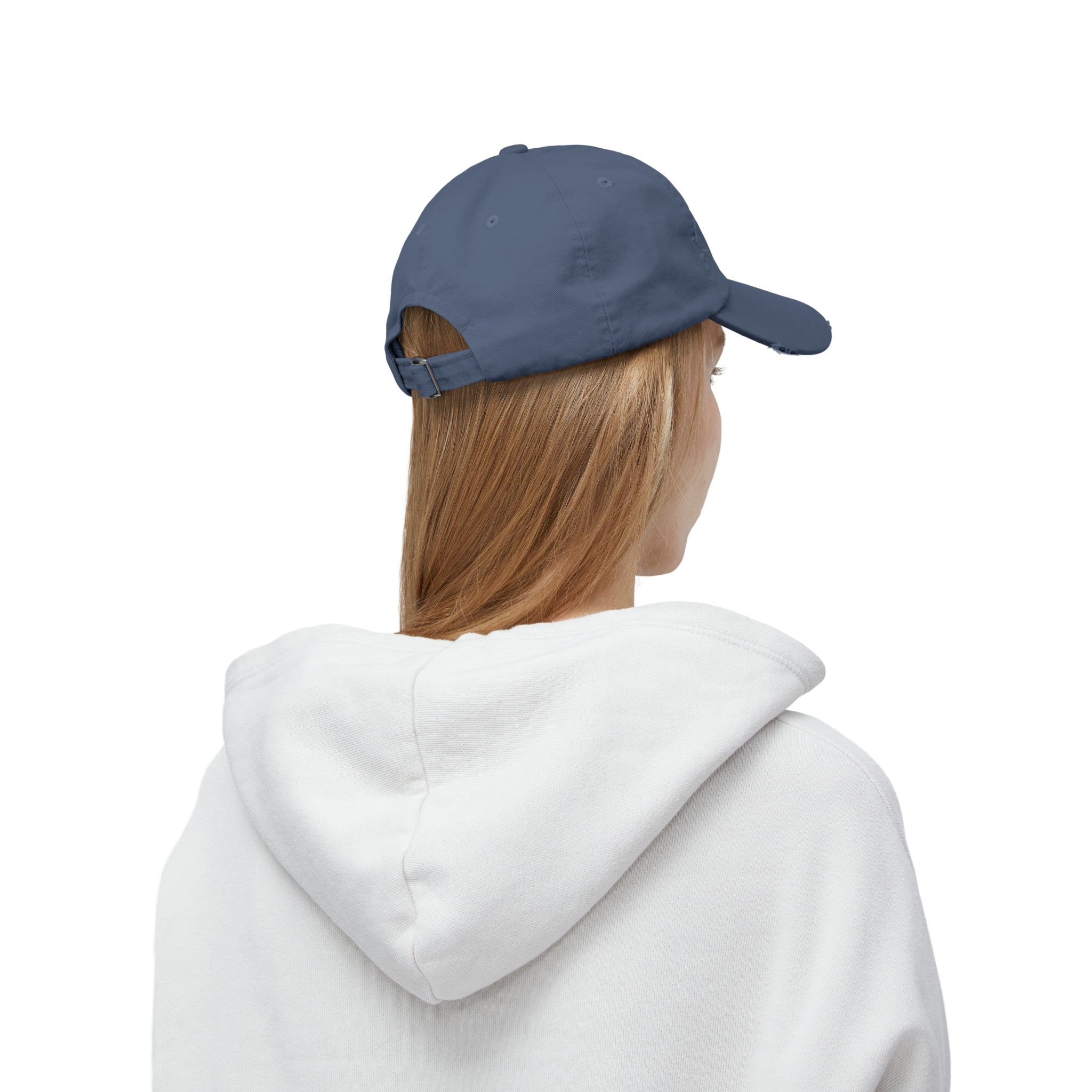 Unisex Distressed Cap - Classic Color Distressed Logo
