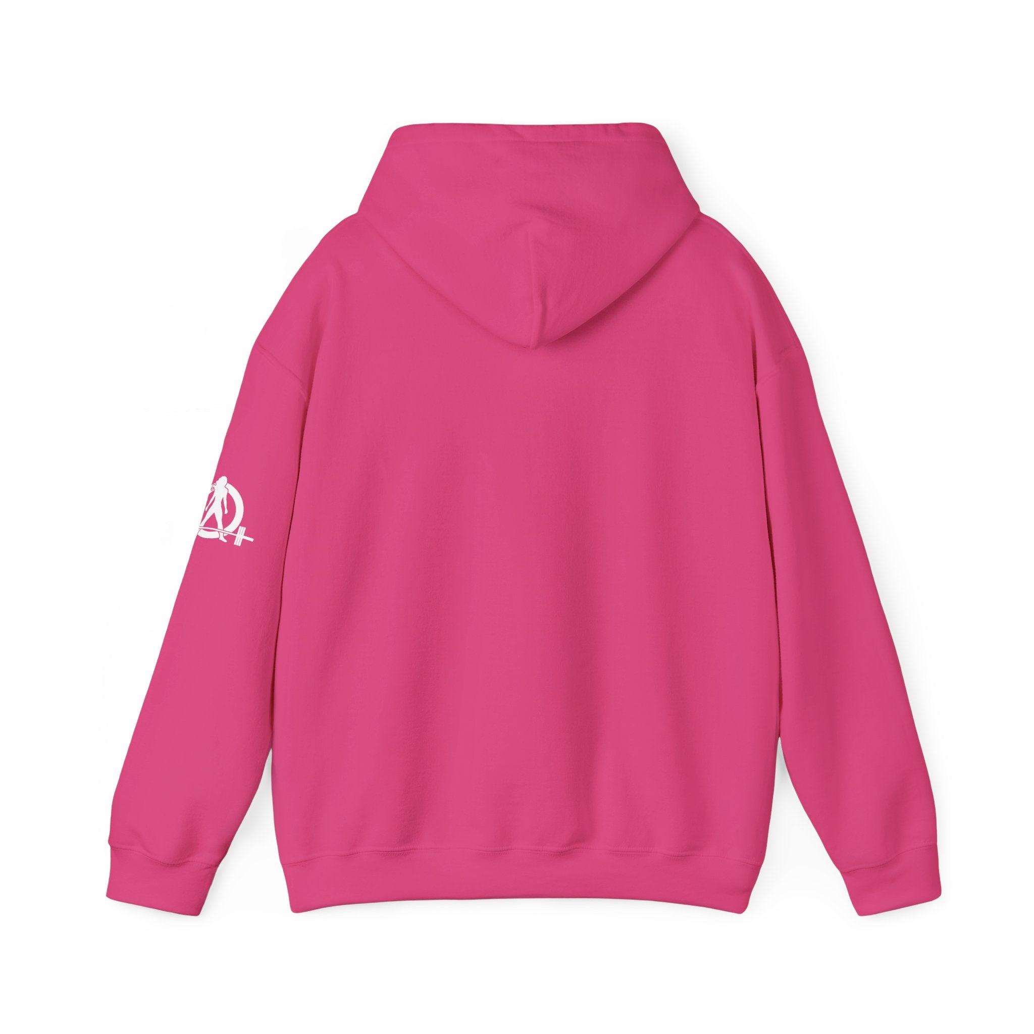 45 + 45 = 135  - Unisex Heavy Blend Hooded Sweatshirt  - White Logo Front & Arm