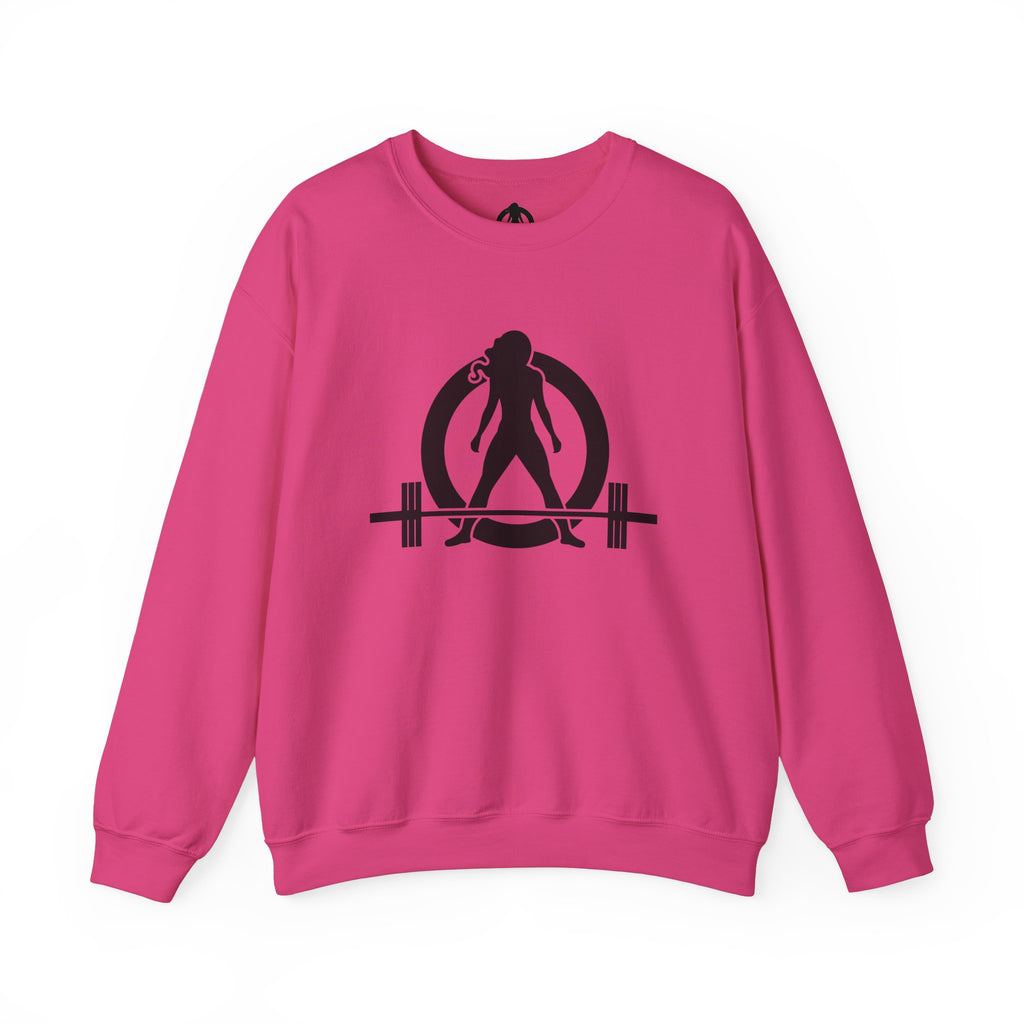 Iron Sharpens Iron - Unisex Heavy Blend™ Crewneck Sweatshirt - Front Black Logo - Front & Back Print