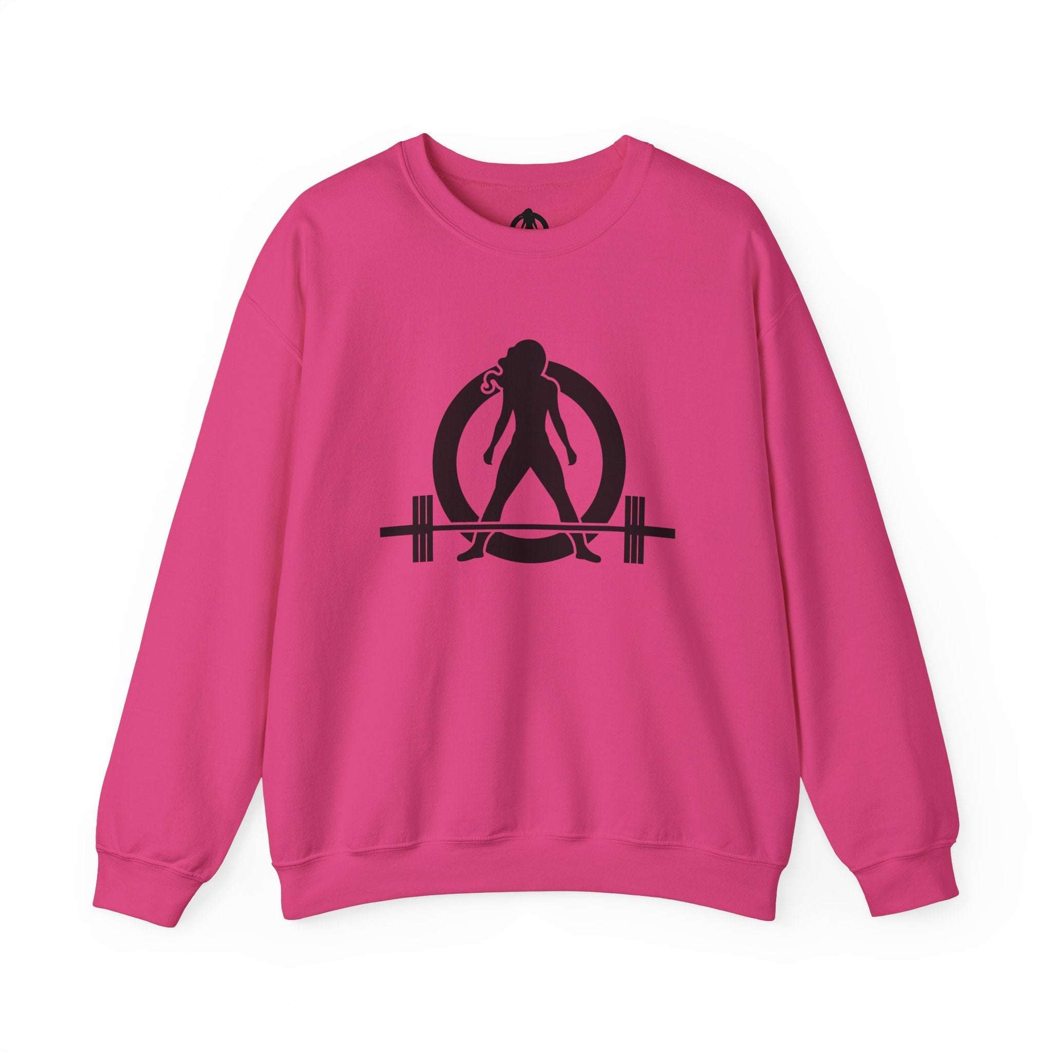 Iron Sharpens Iron - Unisex Heavy Blend™ Crewneck Sweatshirt - Front Black Logo - Front & Back Print