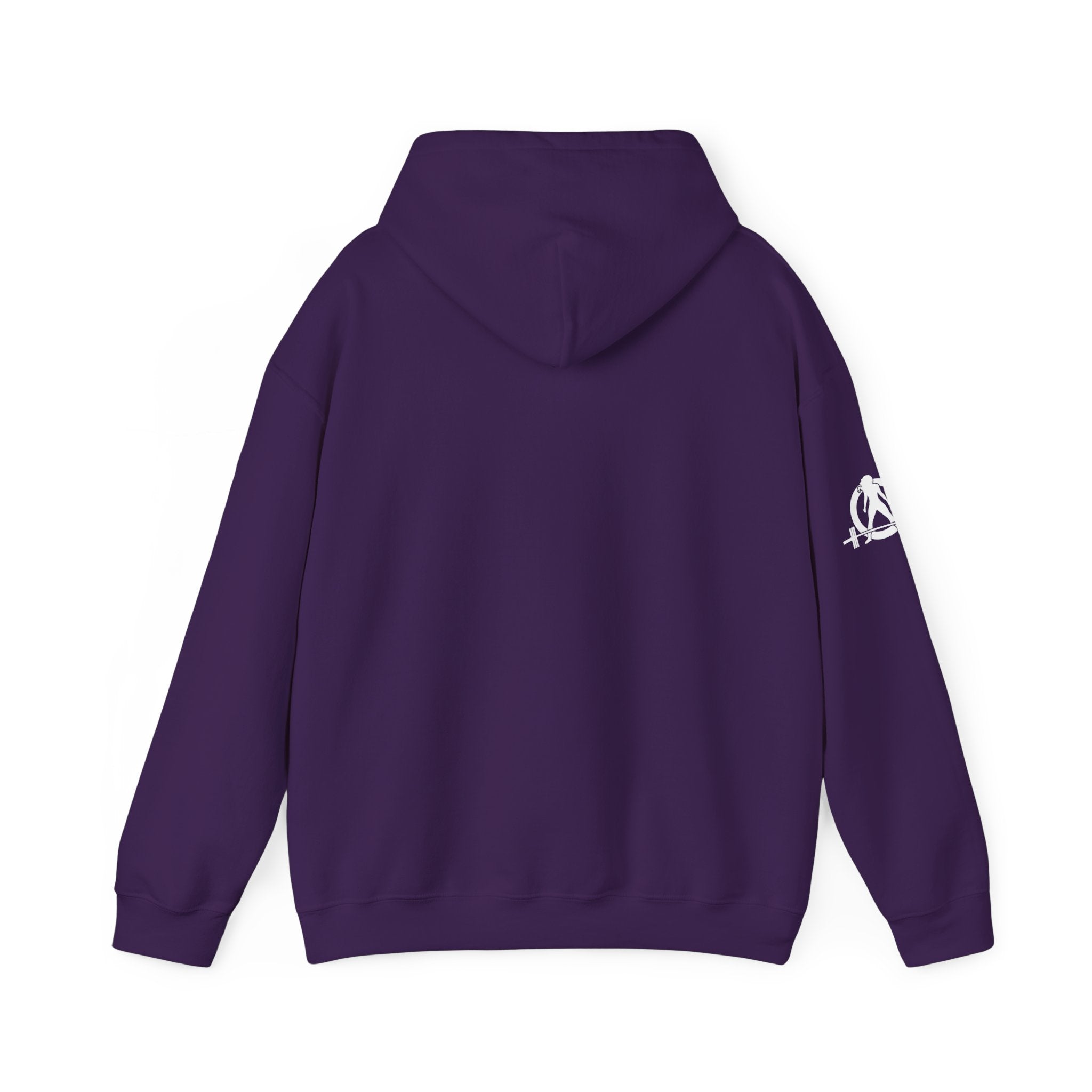 Lift Weights & Hang Out With My Dog  - White Logo  - Unisex Heavy Blend Hooded Sweatshirt