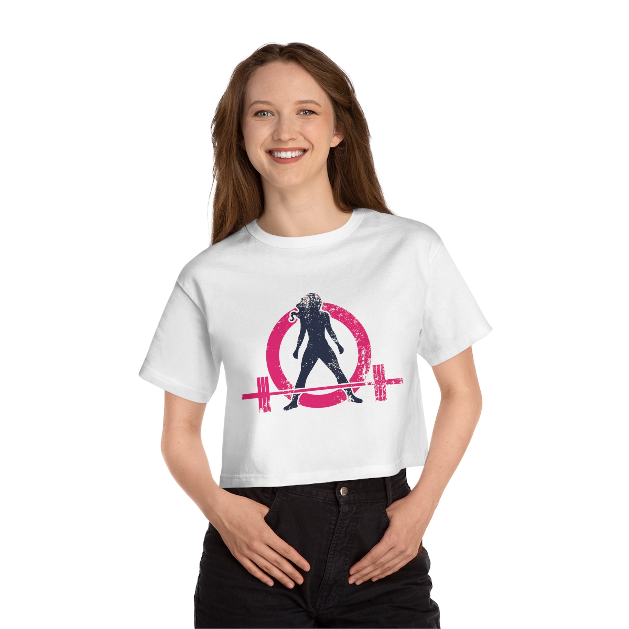 Champion Women's Heritage Cropped T-Shirt - Distressed Color