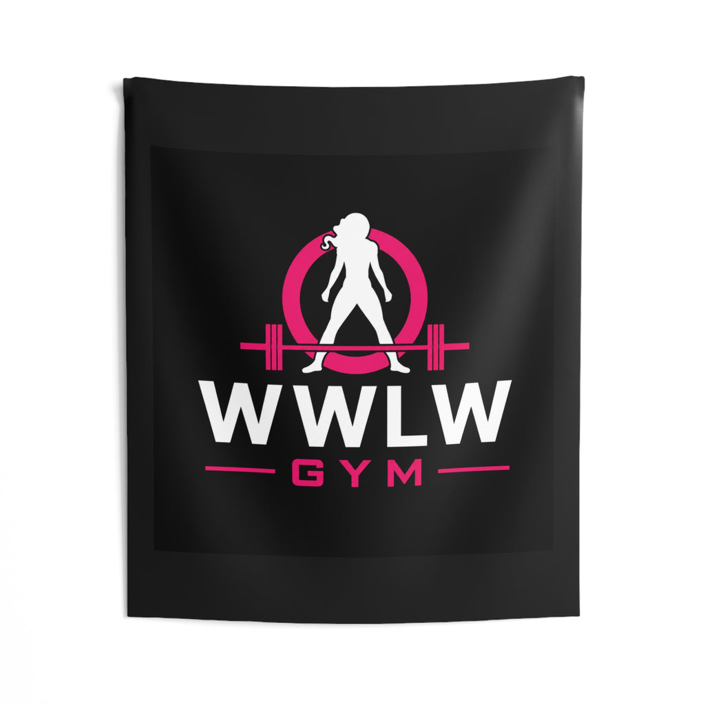 WWLW Gym Tapestry — Black